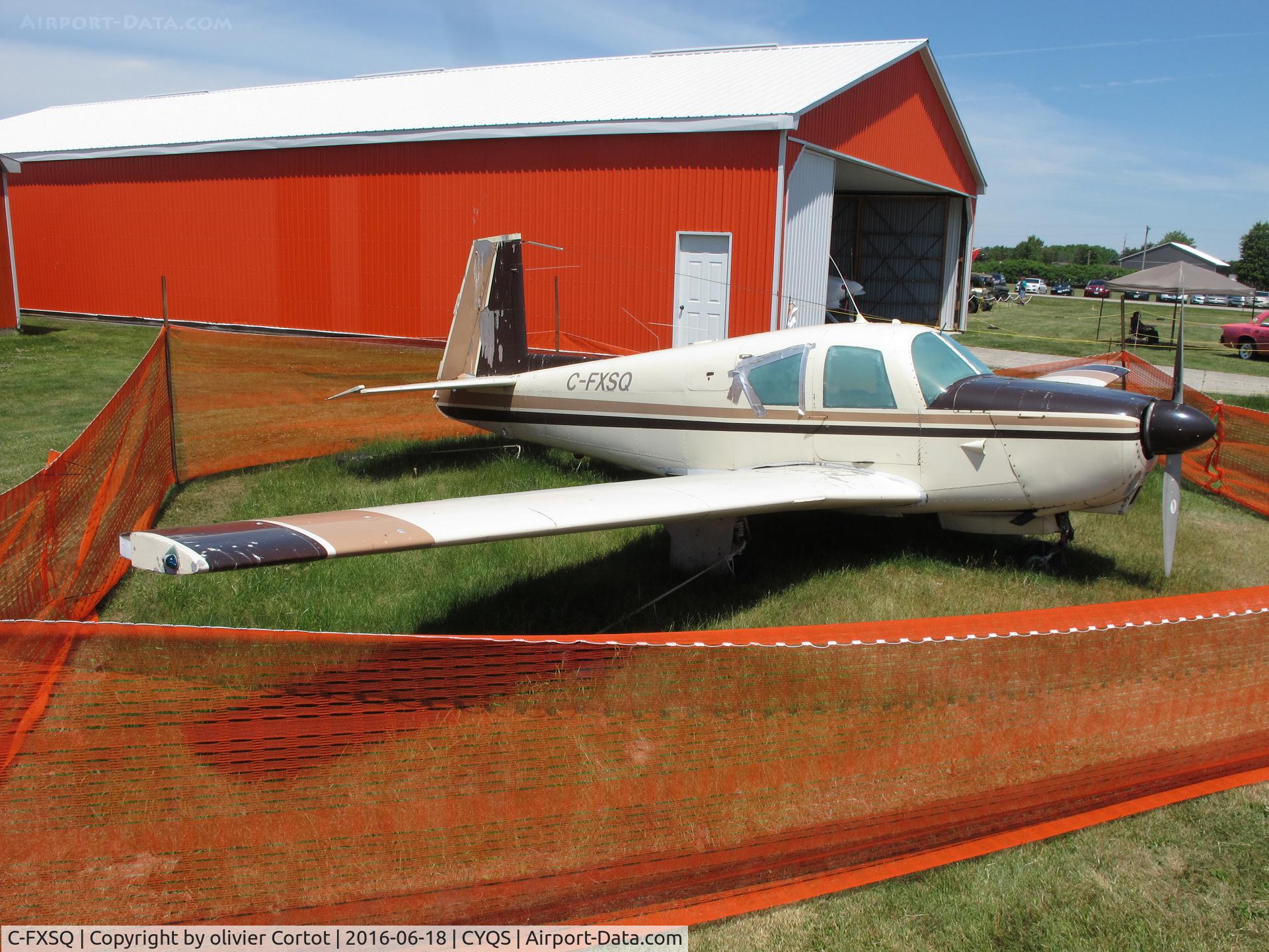 C-FXSQ, 1962 Mooney M20C Ranger C/N 2125, in bad shape
