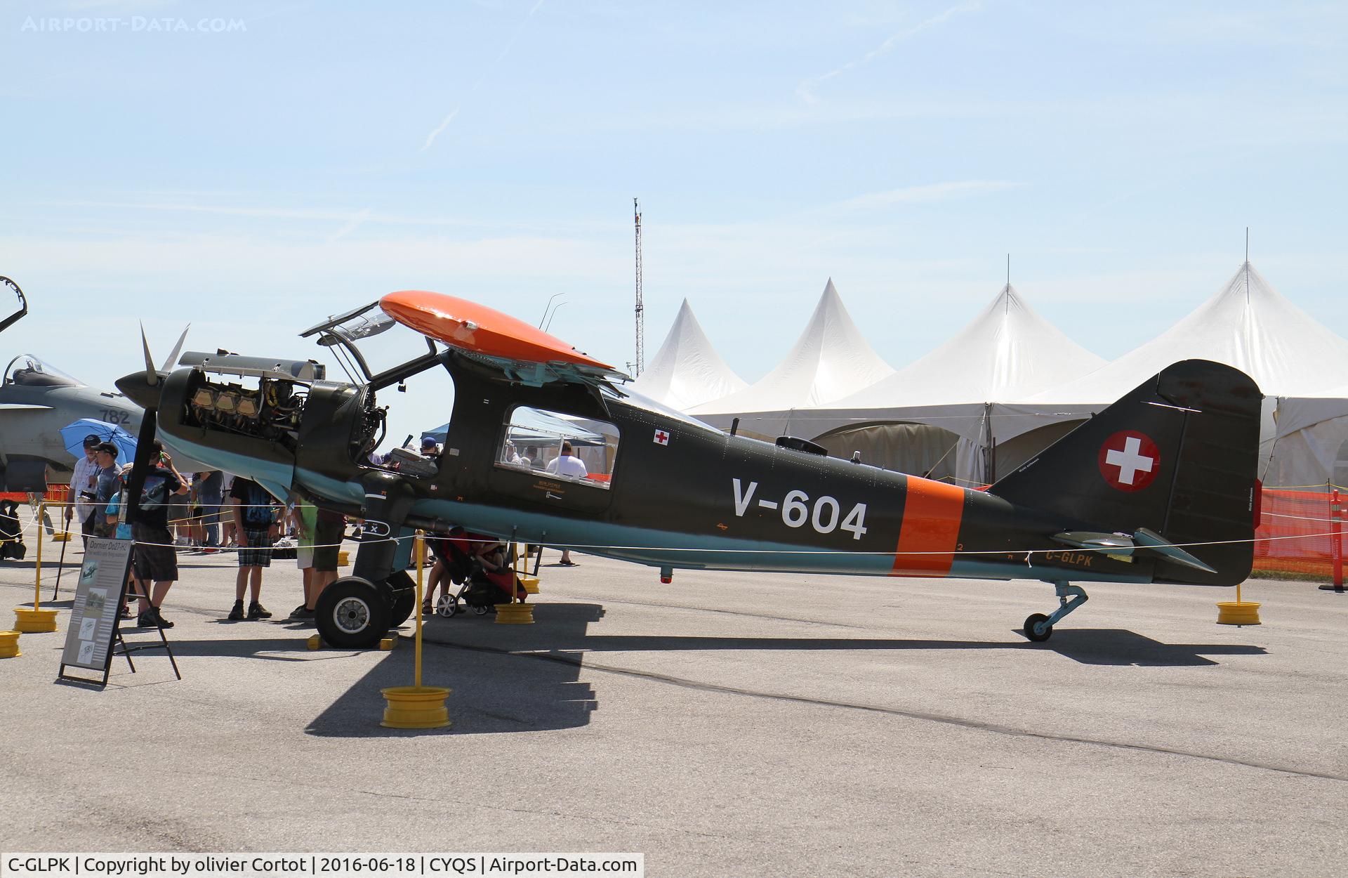 C-GLPK, 1958 Dornier Do-27H-2 C/N 27-1802-2011, 2016 airshow