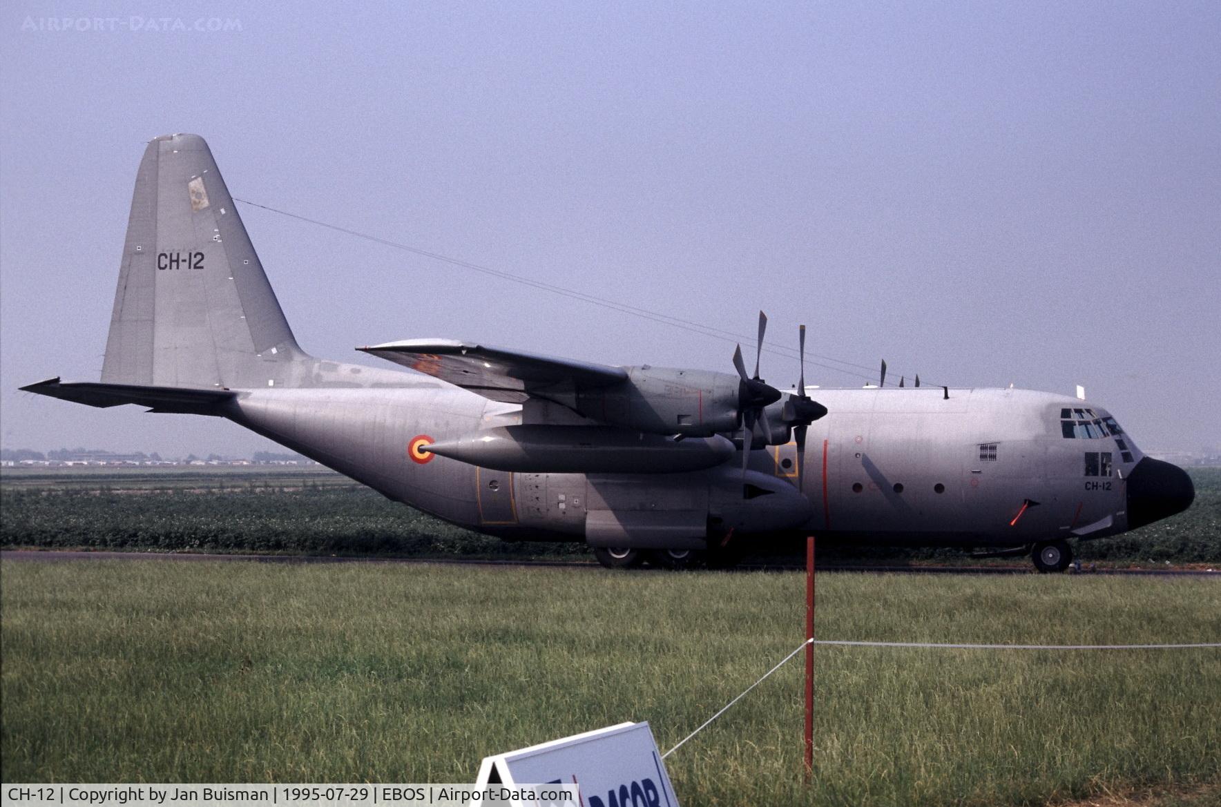 CH-12, 1971 Lockheed C-130H Hercules C/N 382-4483, Belgian Air Force