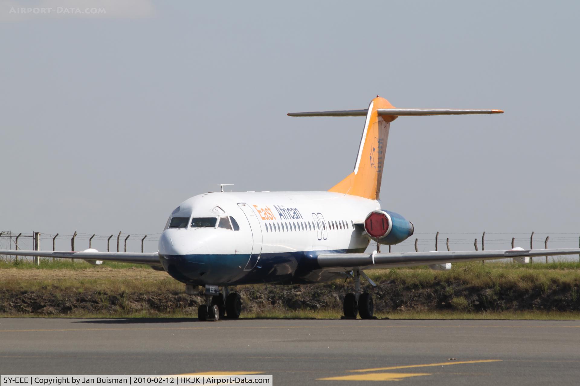 5Y-EEE, 1985 Fokker F.28-4000 Fellowship C/N 11229, East African Safari Air