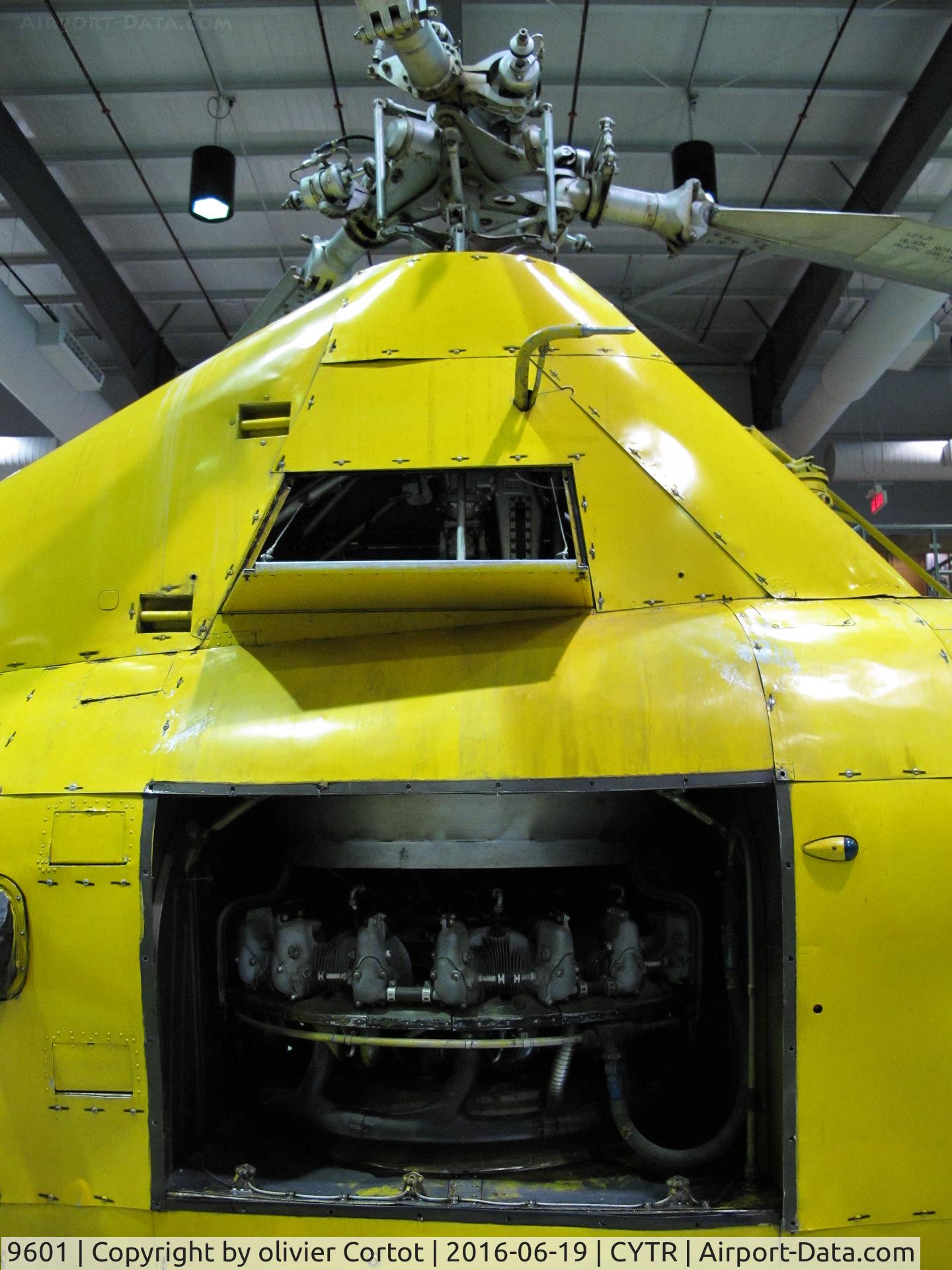 9601, 1947 Sikorsky H-5 Dragonfly C/N 51-18, A view on the engine