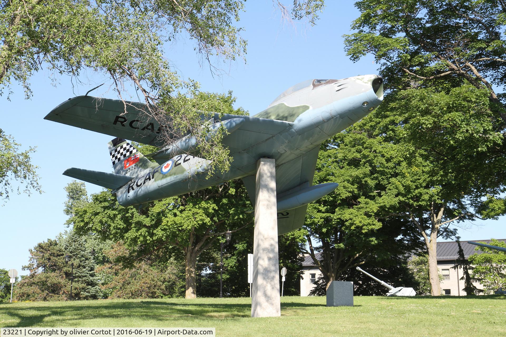 23221, Canadair CL-13 Sabre 5 C/N 1011, exactly where it is supposed to be
