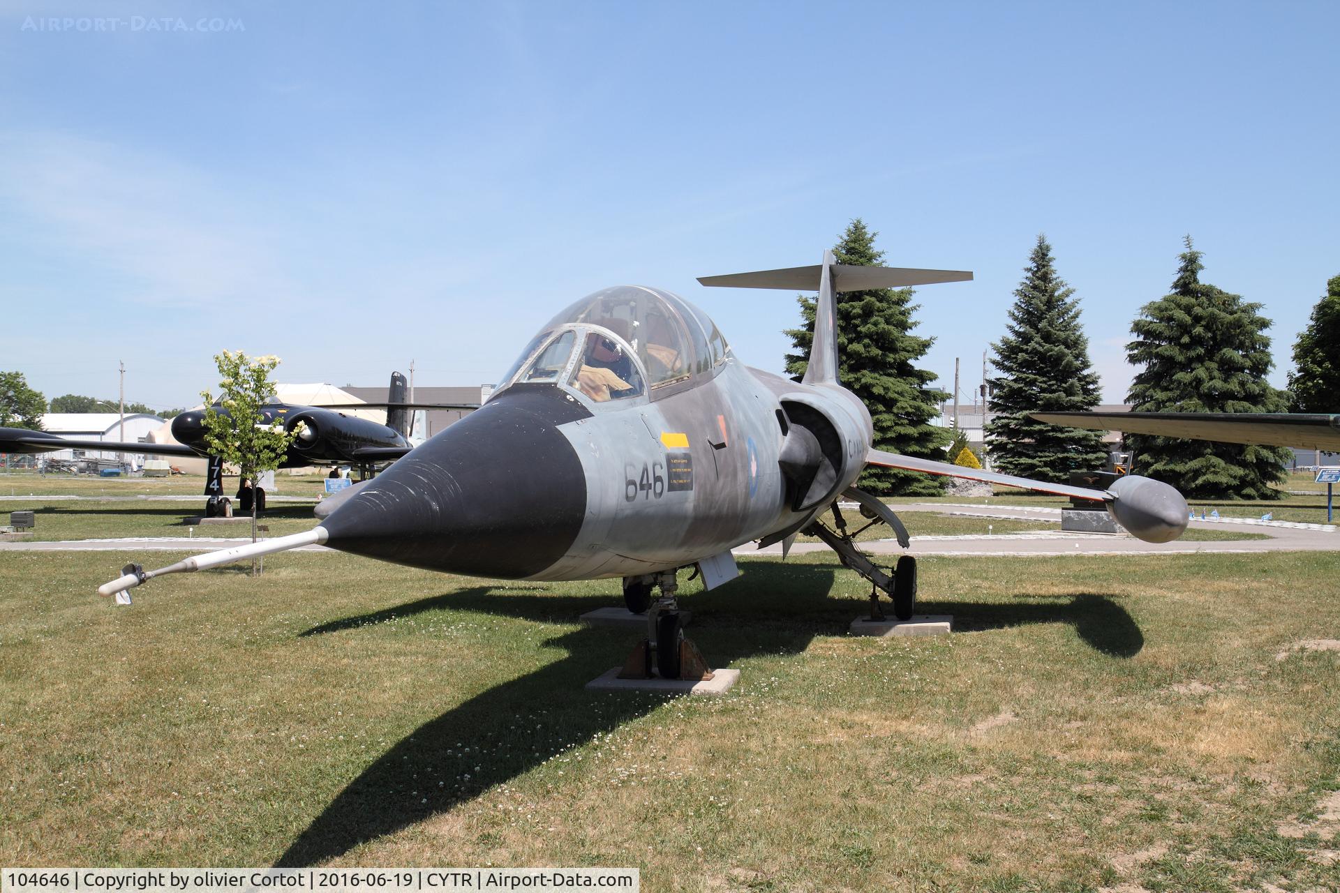104646, Lockheed CF-104D Starfighter C/N 583A-5316, RCAF museum