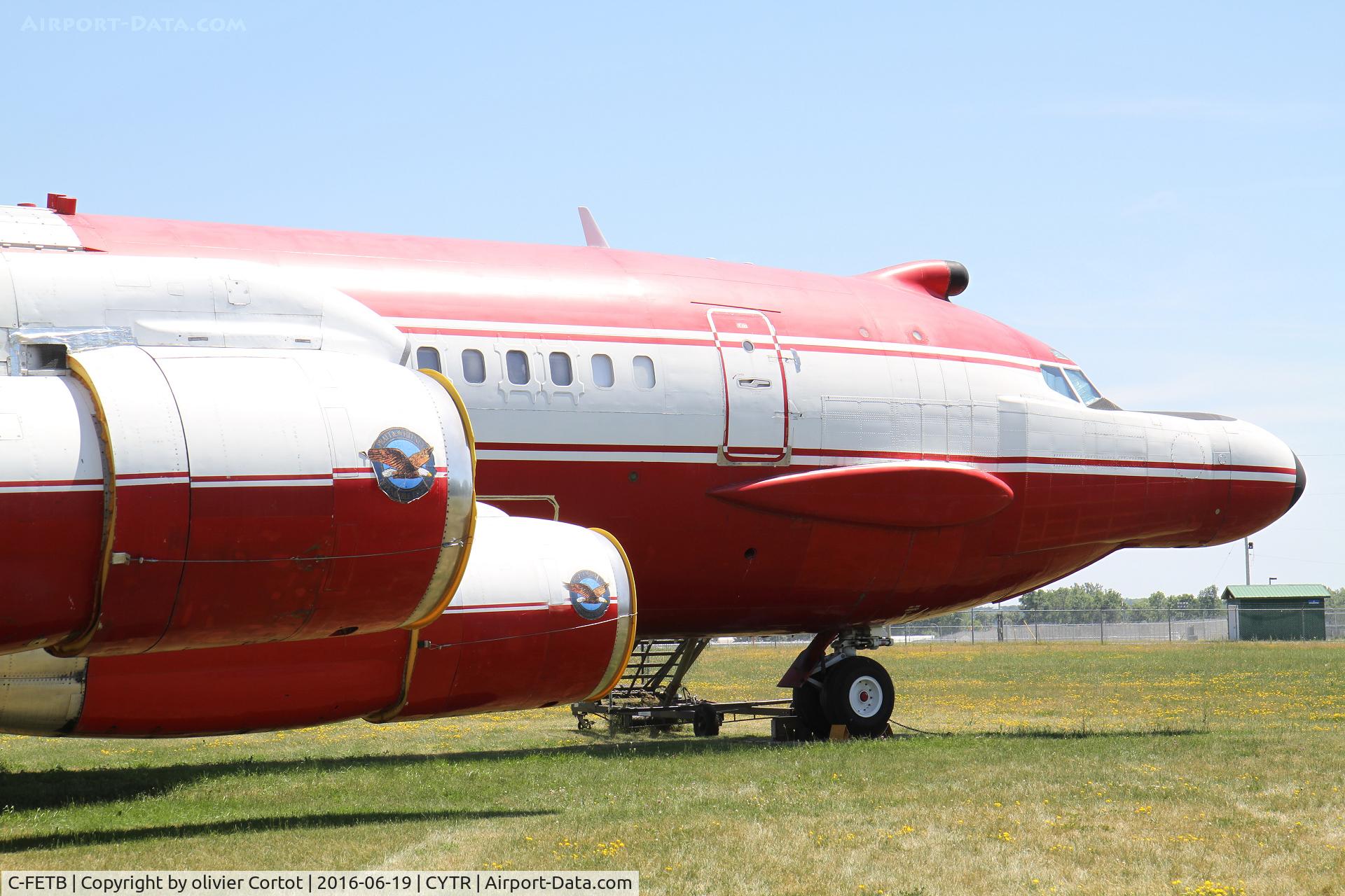 C-FETB, 1961 Boeing 720-023B C/N 18024, highly modified Boeing