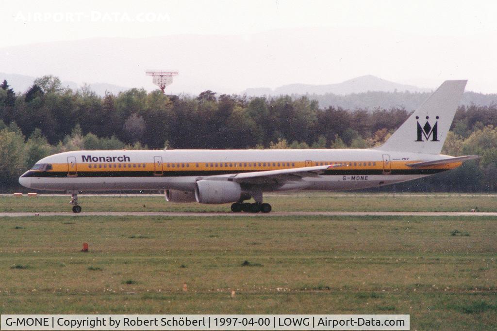 G-MONE, 1985 Boeing 757-2T7 C/N 23293, G-MONE @ LOWG