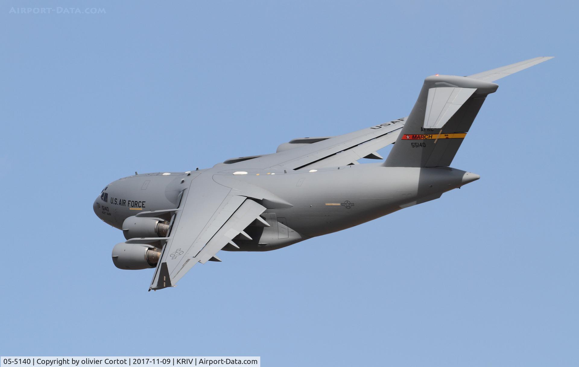 05-5140, 2007 Boeing C-17A Globemaster III C/N F-147/P-140, march AB