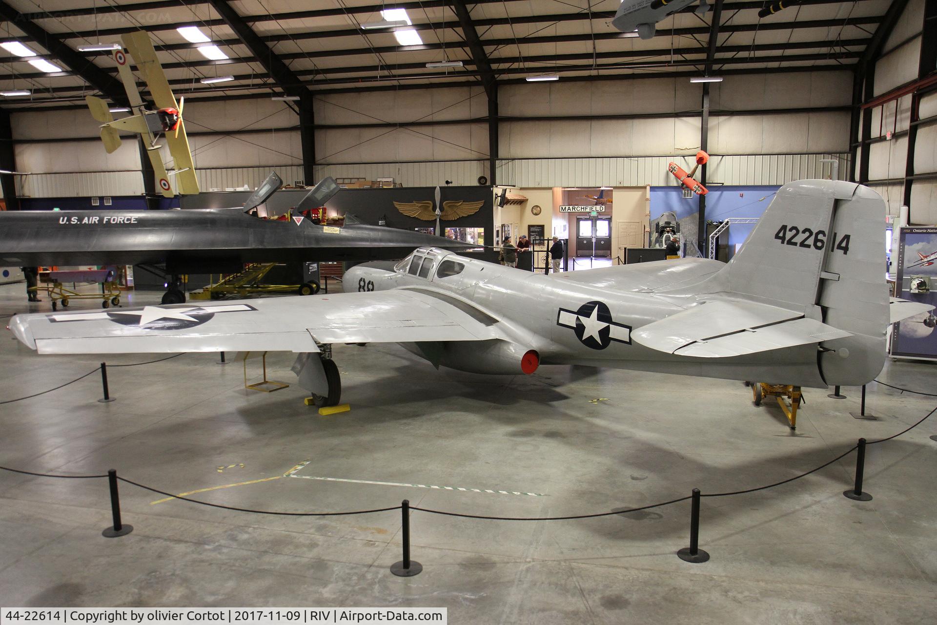 44-22614, 1944 Bell P-59A Airacomet C/N 27-22, March museum