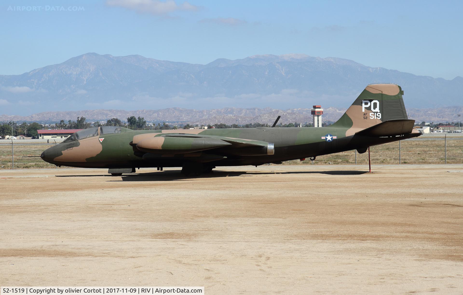 52-1519, 1952 Martin EB-57B Canberra C/N 102, fresh paint