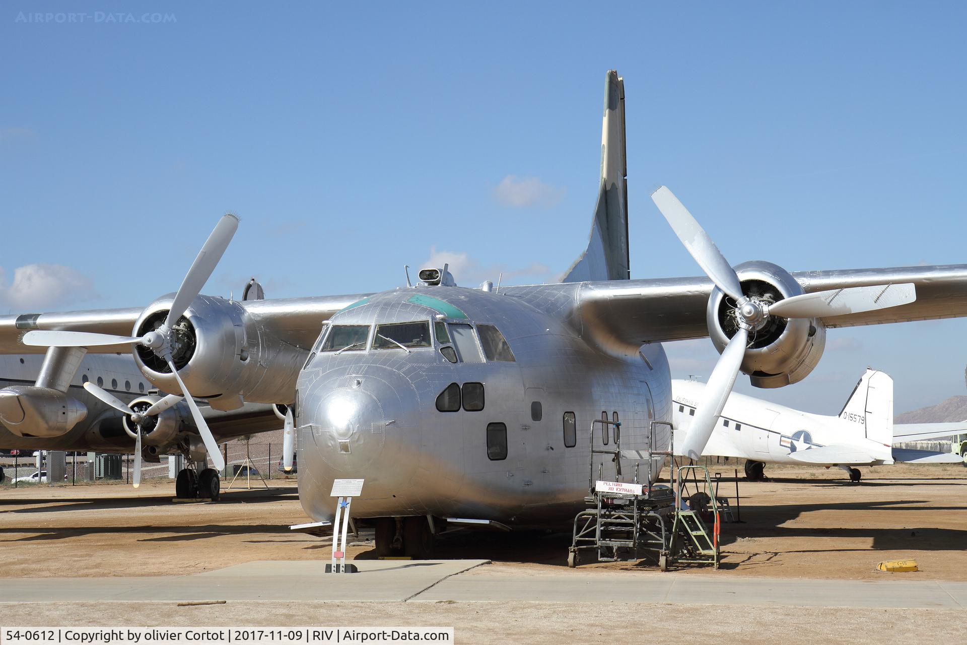 54-0612, 1955 Fairchild C-123K Provider C/N 20061, nov 2017