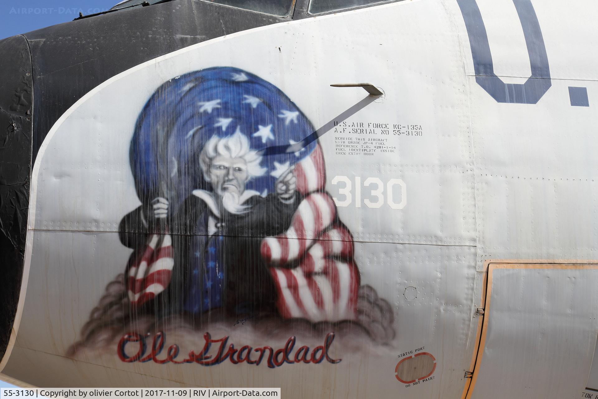 55-3130, 1955 Boeing KC-135A Stratotanker C/N 17246, the nose art