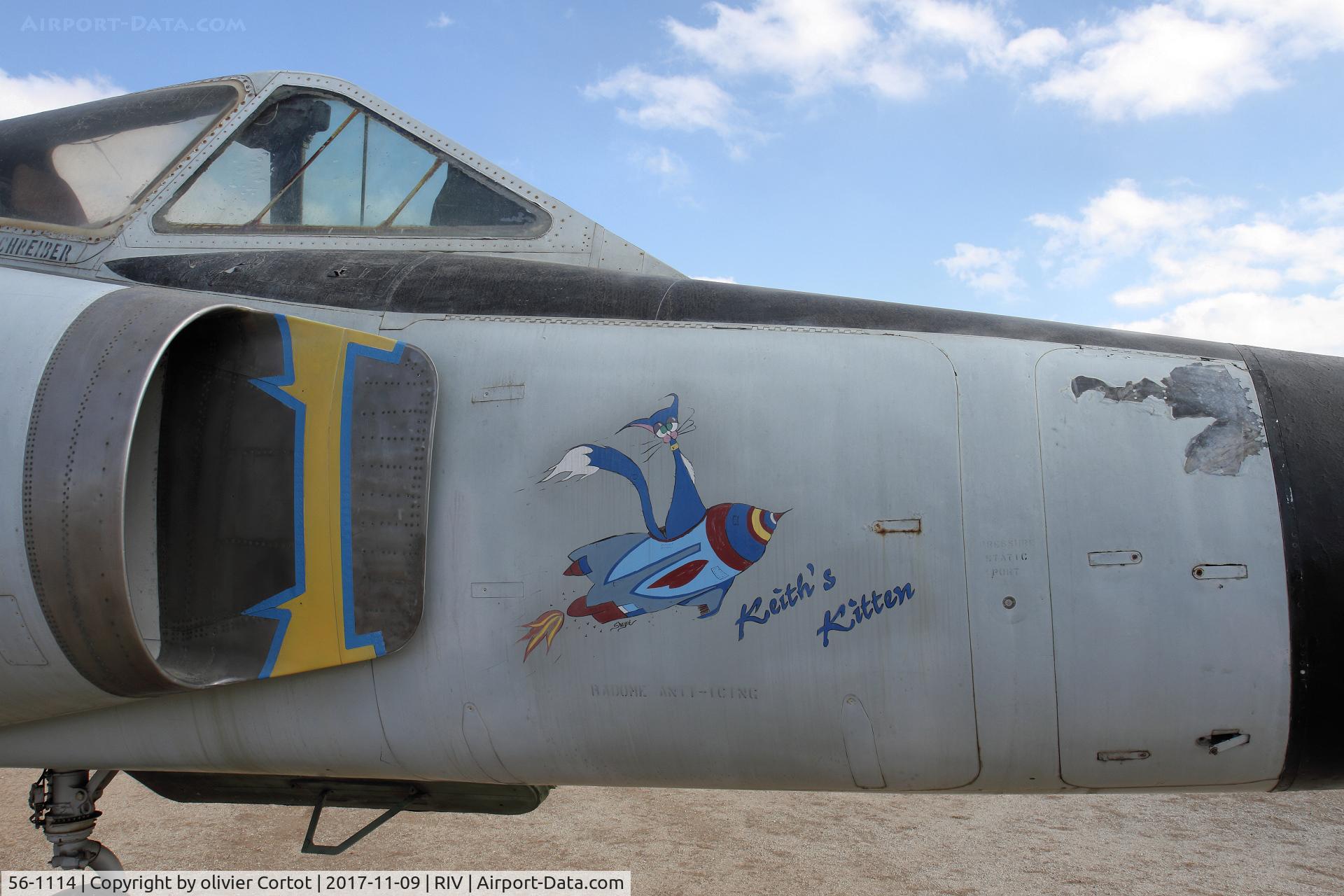 56-1114, 1956 Convair F-102A Delta Dagger C/N 8-10-331, the nose art