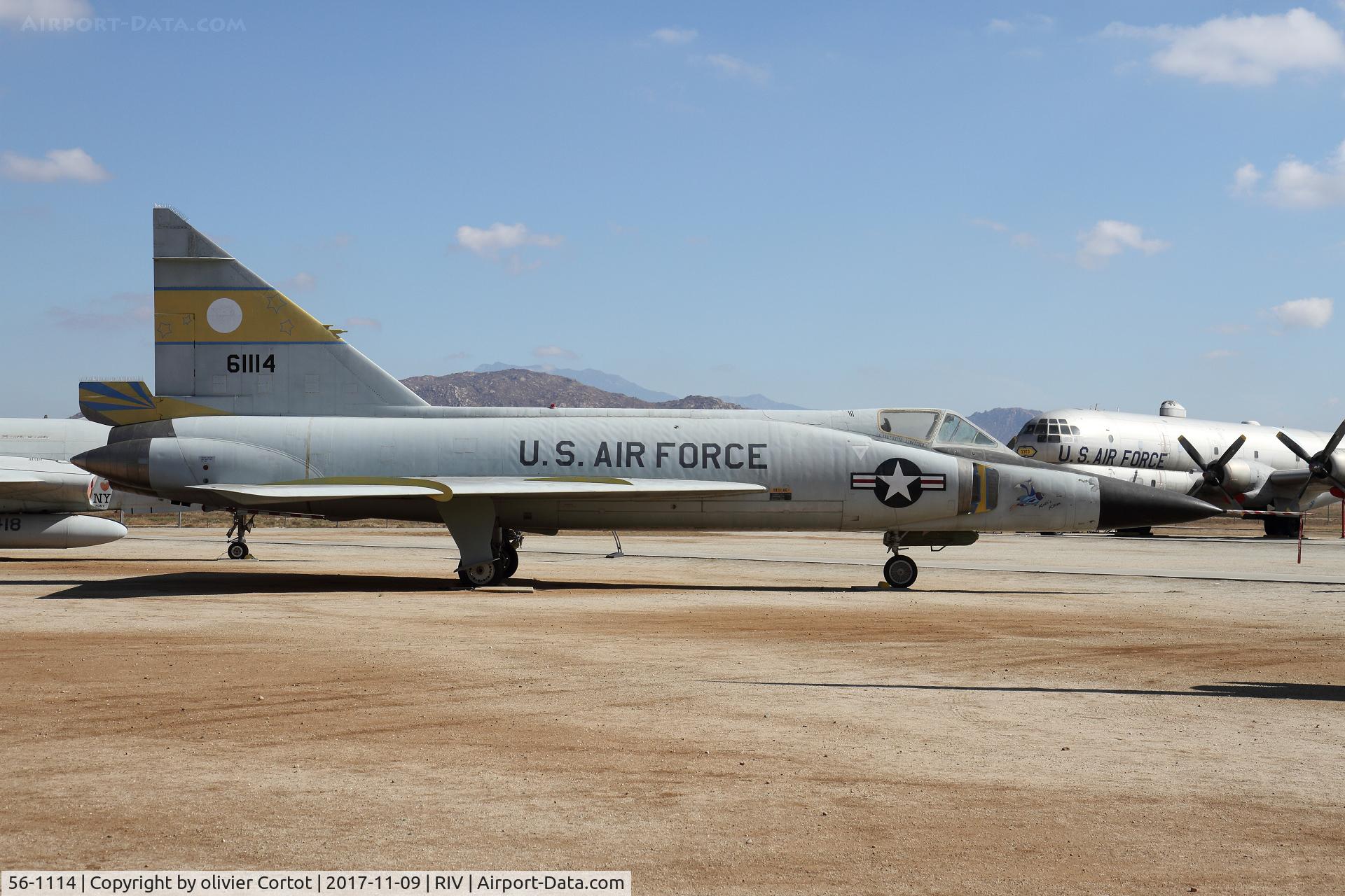 56-1114, 1956 Convair F-102A Delta Dagger C/N 8-10-331, nov 2017