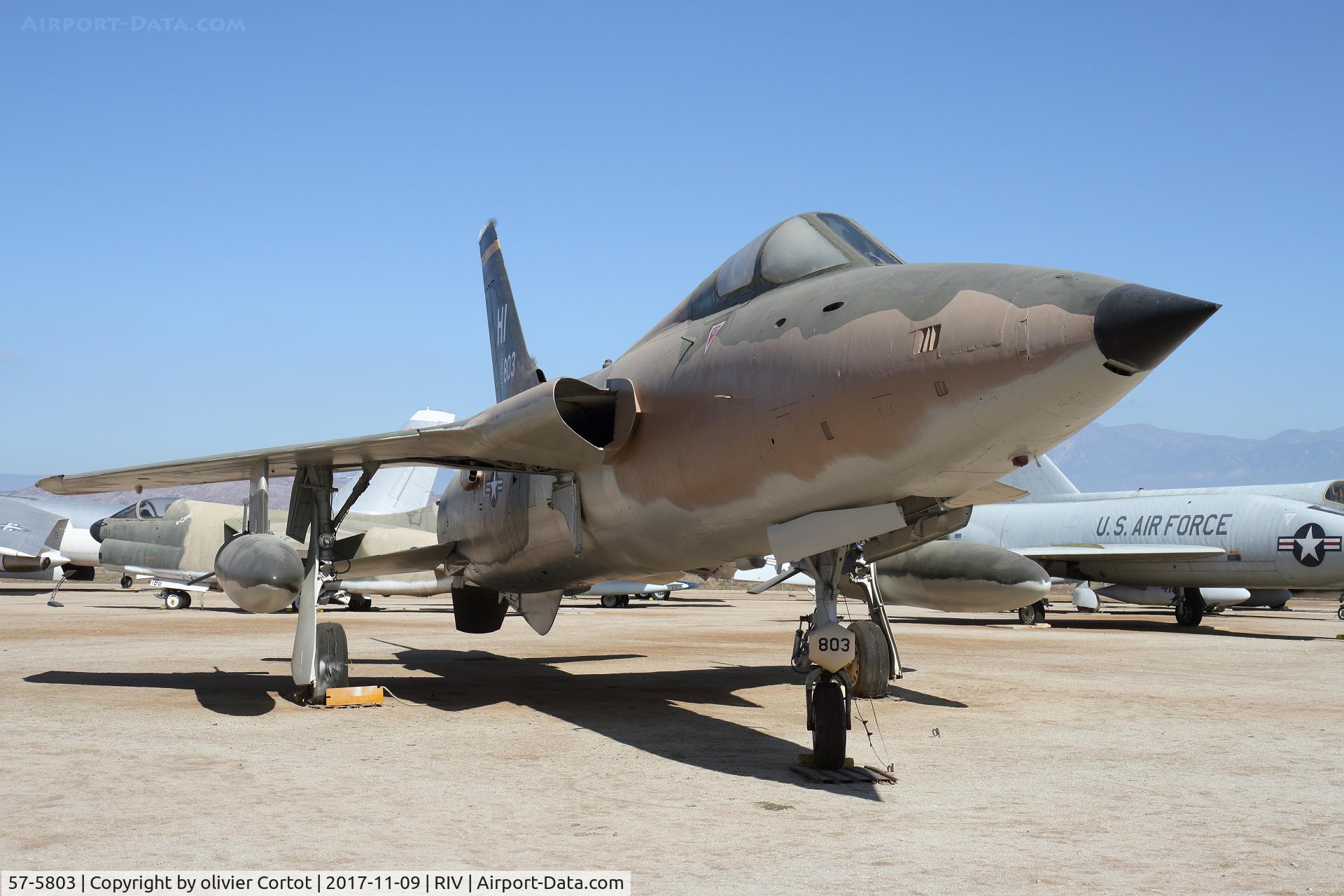 57-5803, 1958 Republic F-105B Thunderchief C/N B-40, nov 2017