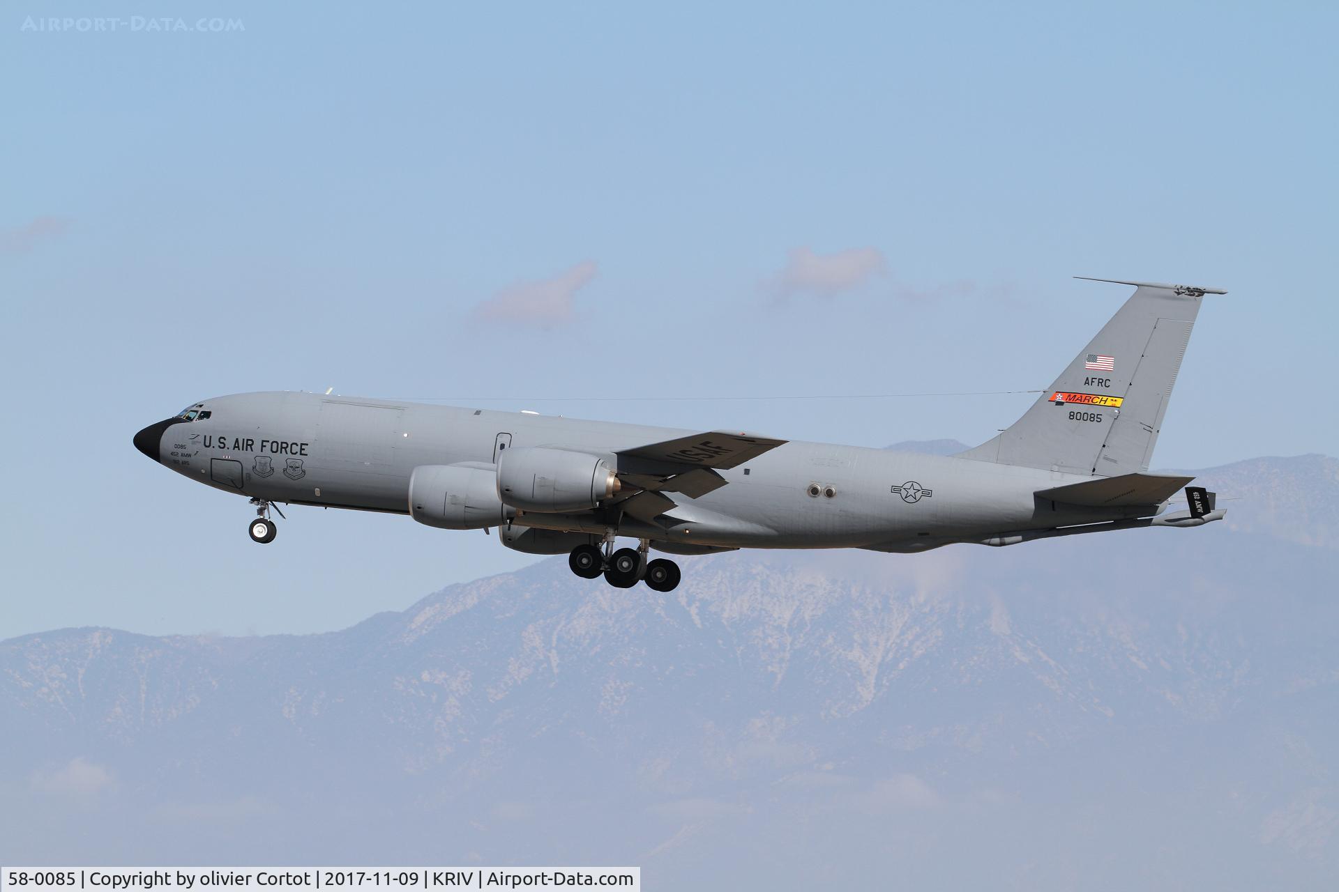 58-0085, 1959 Boeing KC-135R Stratotanker C/N 17830, nov 2017