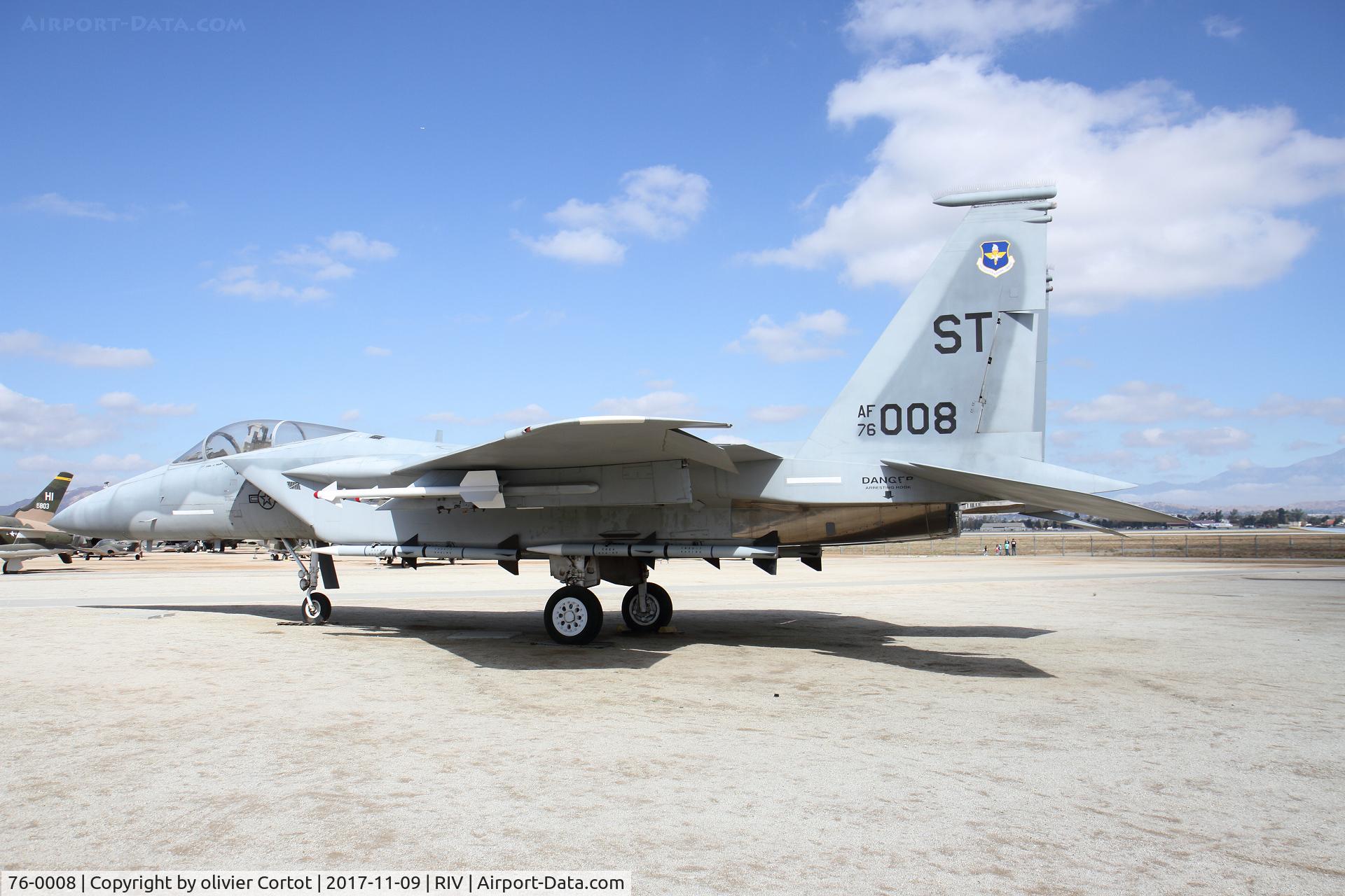 76-0008, 1976 McDonnell Douglas GF-15A Eagle C/N 0185, nov 2017