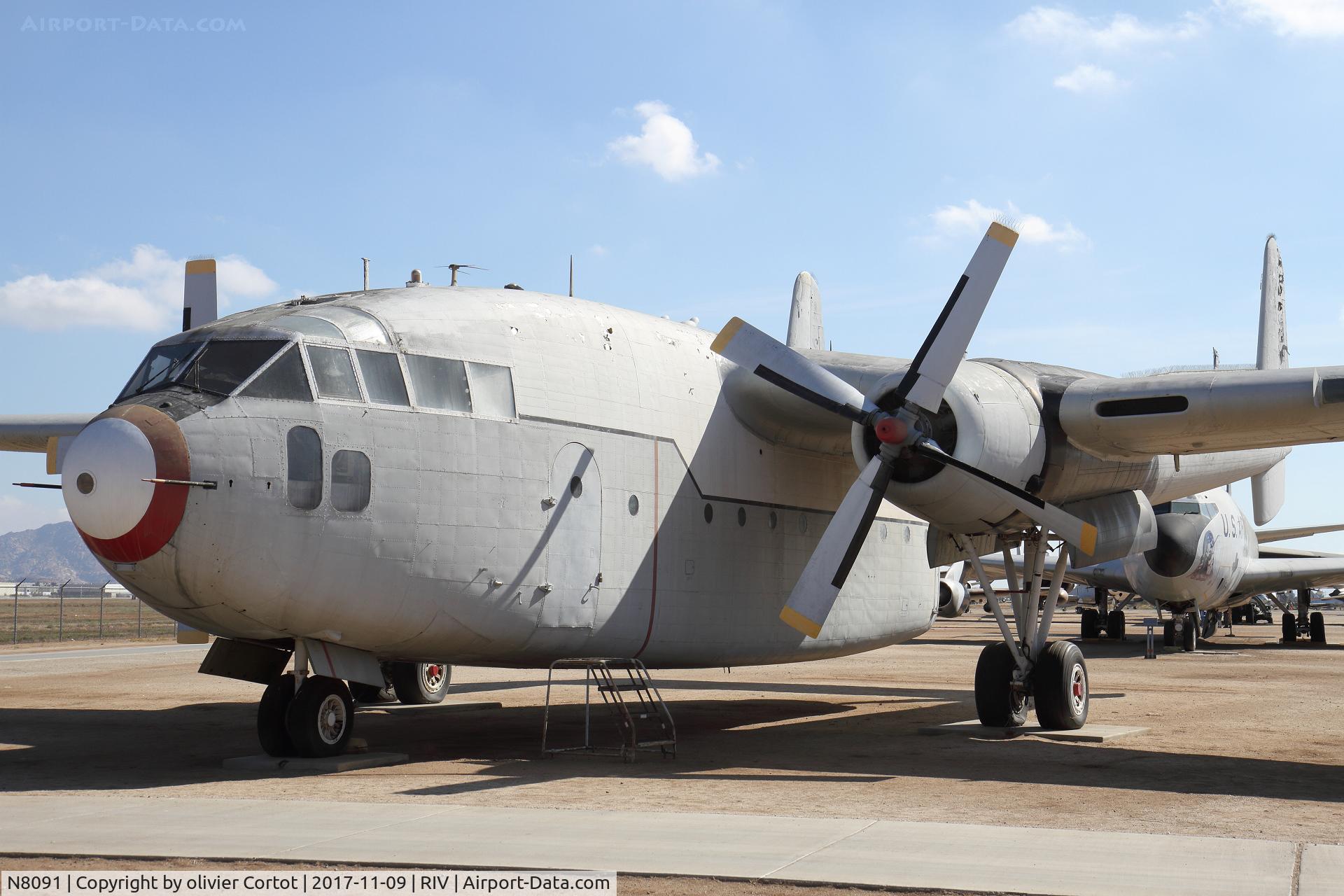 N8091, Fairchild C-119G Flying Boxcar C/N 10906, nov 2017