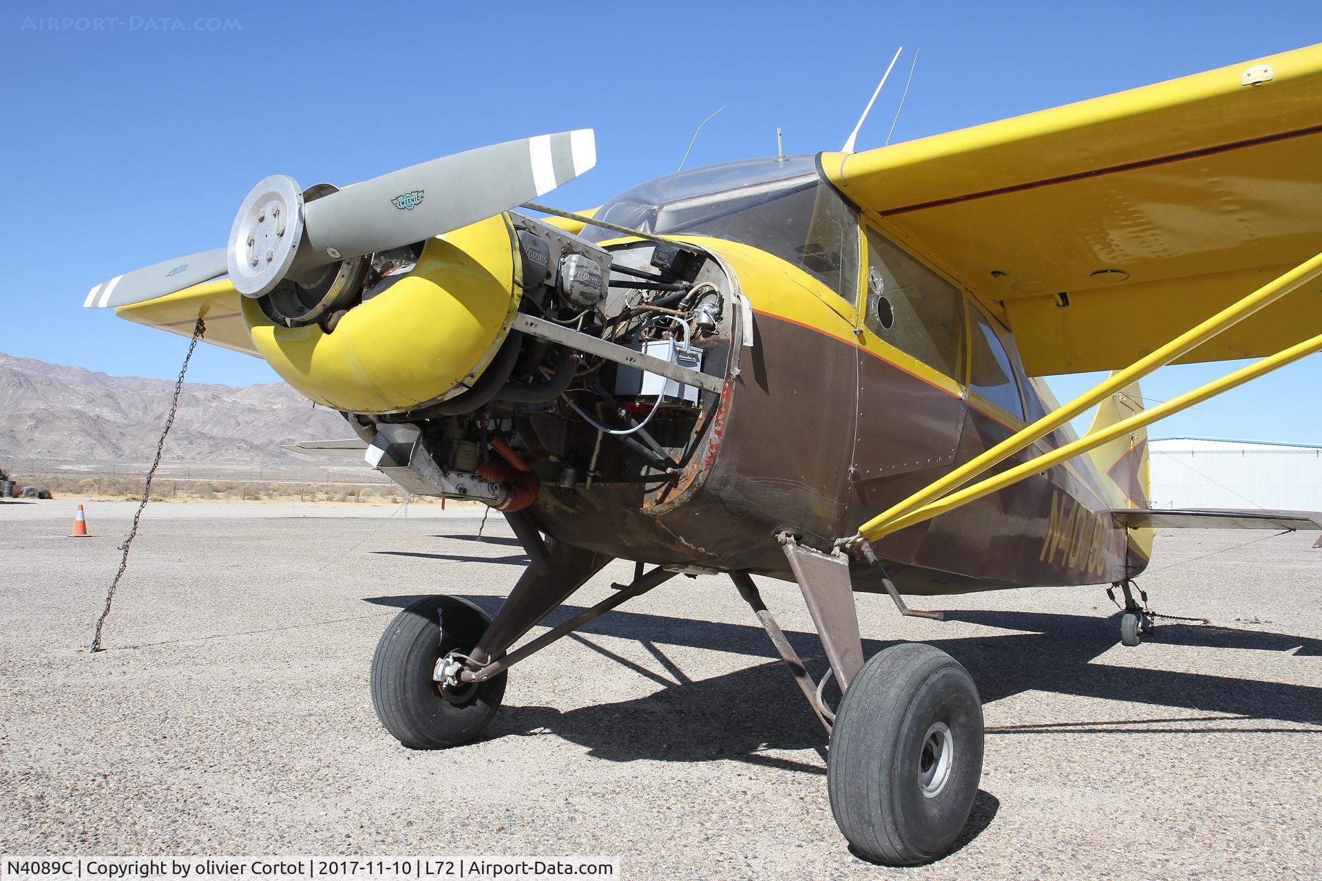 N4089C, 1963 Maule M-4 C/N 15, near the death valley