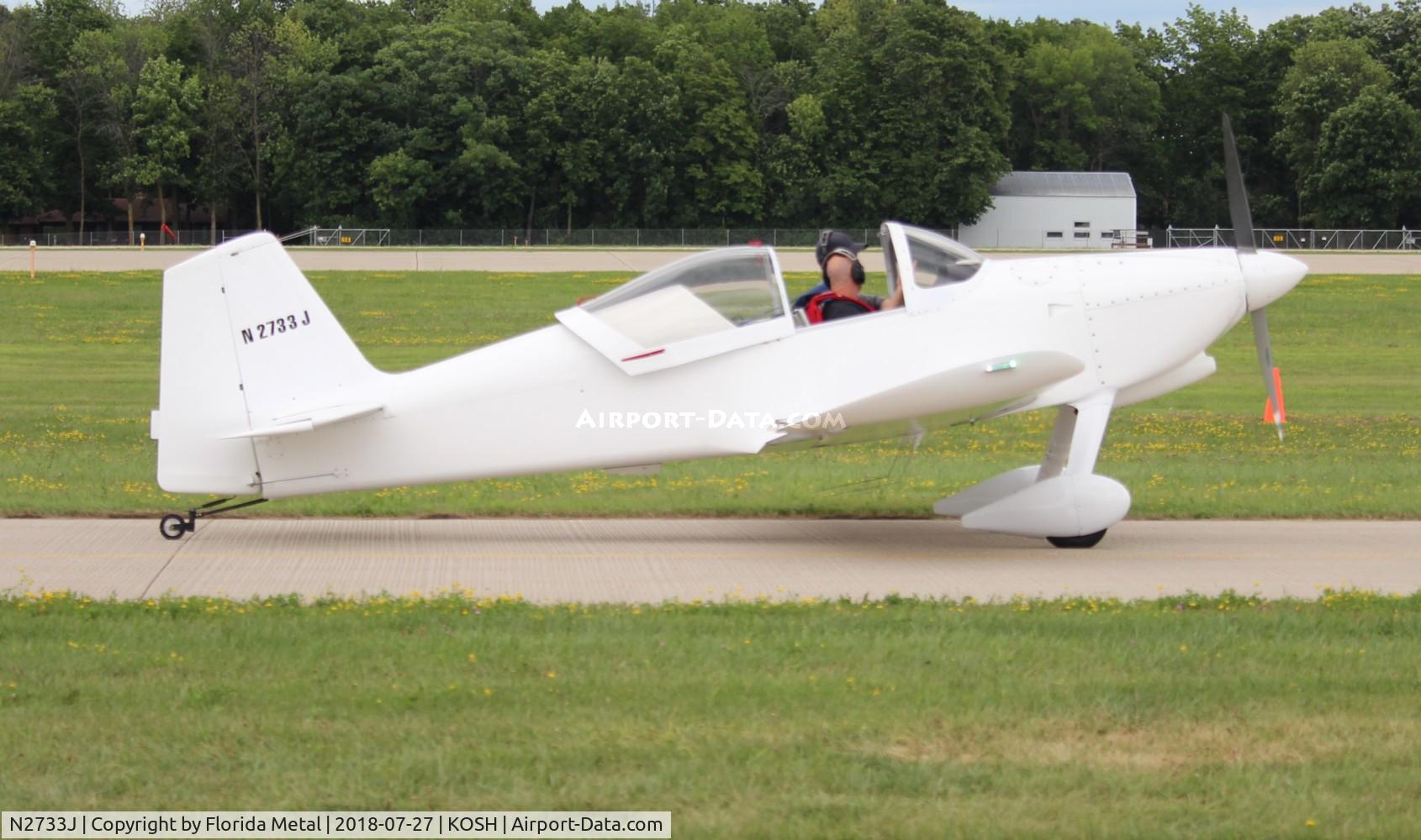 N2733J, Vans RV-6 C/N 21698, Vans RV-6