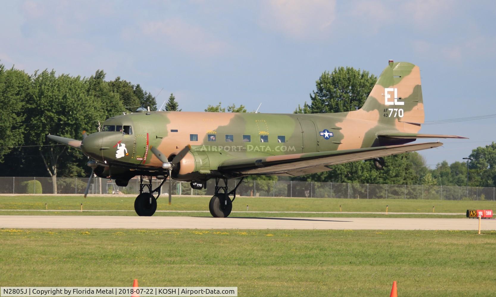 N2805J, 1944 Douglas DC3C-R-1830-90C C/N 20835, AC-47