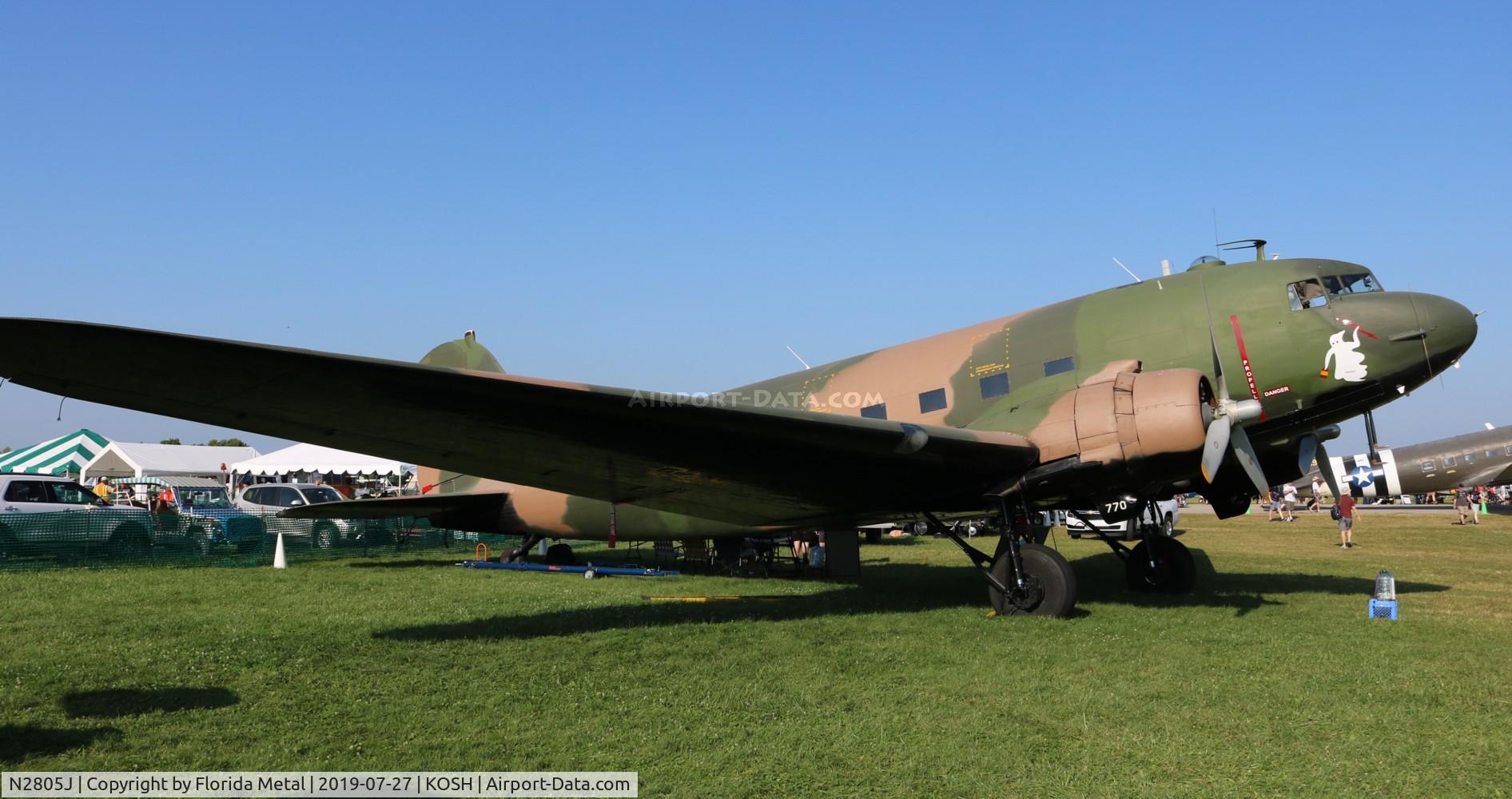 N2805J, 1944 Douglas DC3C-R-1830-90C C/N 20835, AC-47