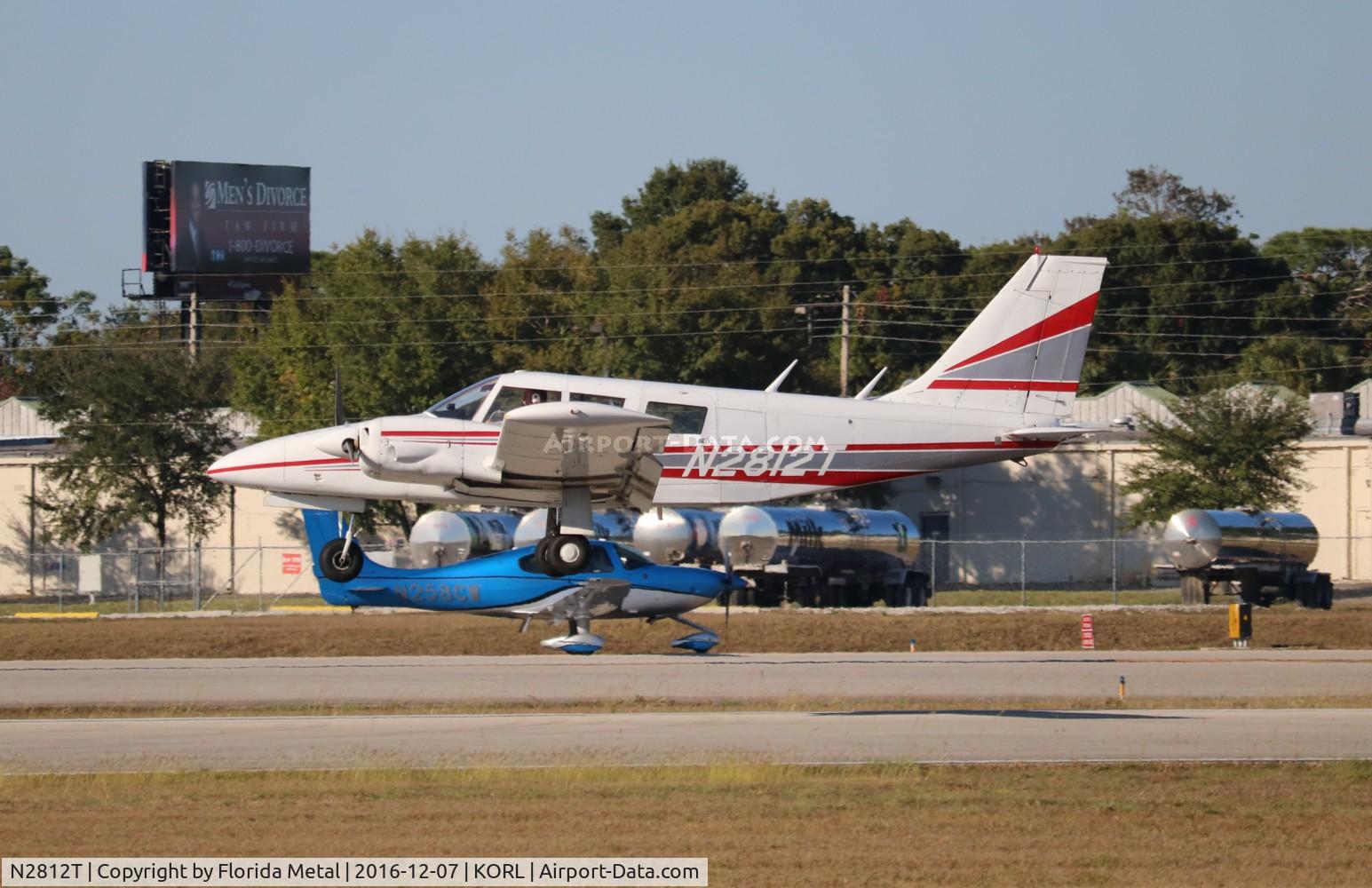 N2812T, 1972 Piper PA-34-200 C/N 34-7250168, PA-34