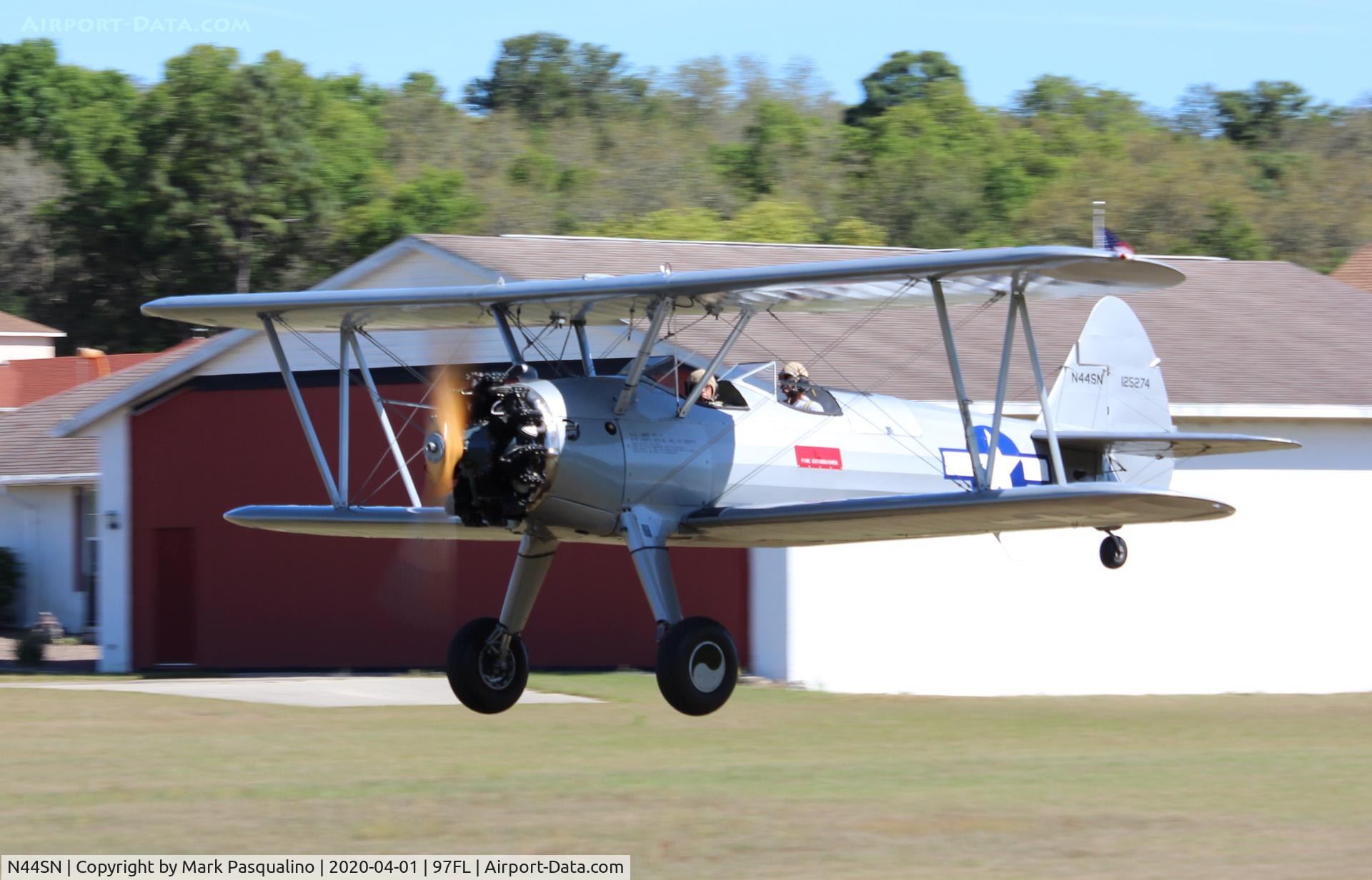 N44SN, 1941 Boeing A75N1(PT17) C/N 75-2763, Stearman