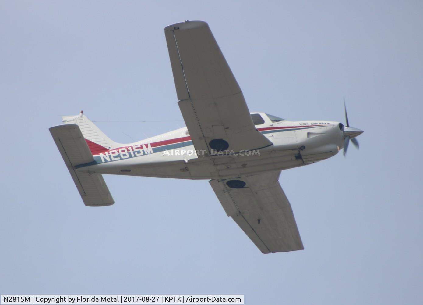 N2815M, 1977 Piper PA-28R-201T Cherokee Arrow III C/N 28R-7803147, PA-28R-201