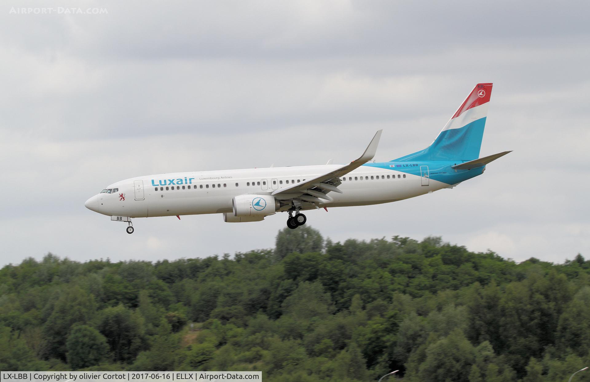 LX-LBB, 2015 Boeing 737-86J C/N 36875, june 2017