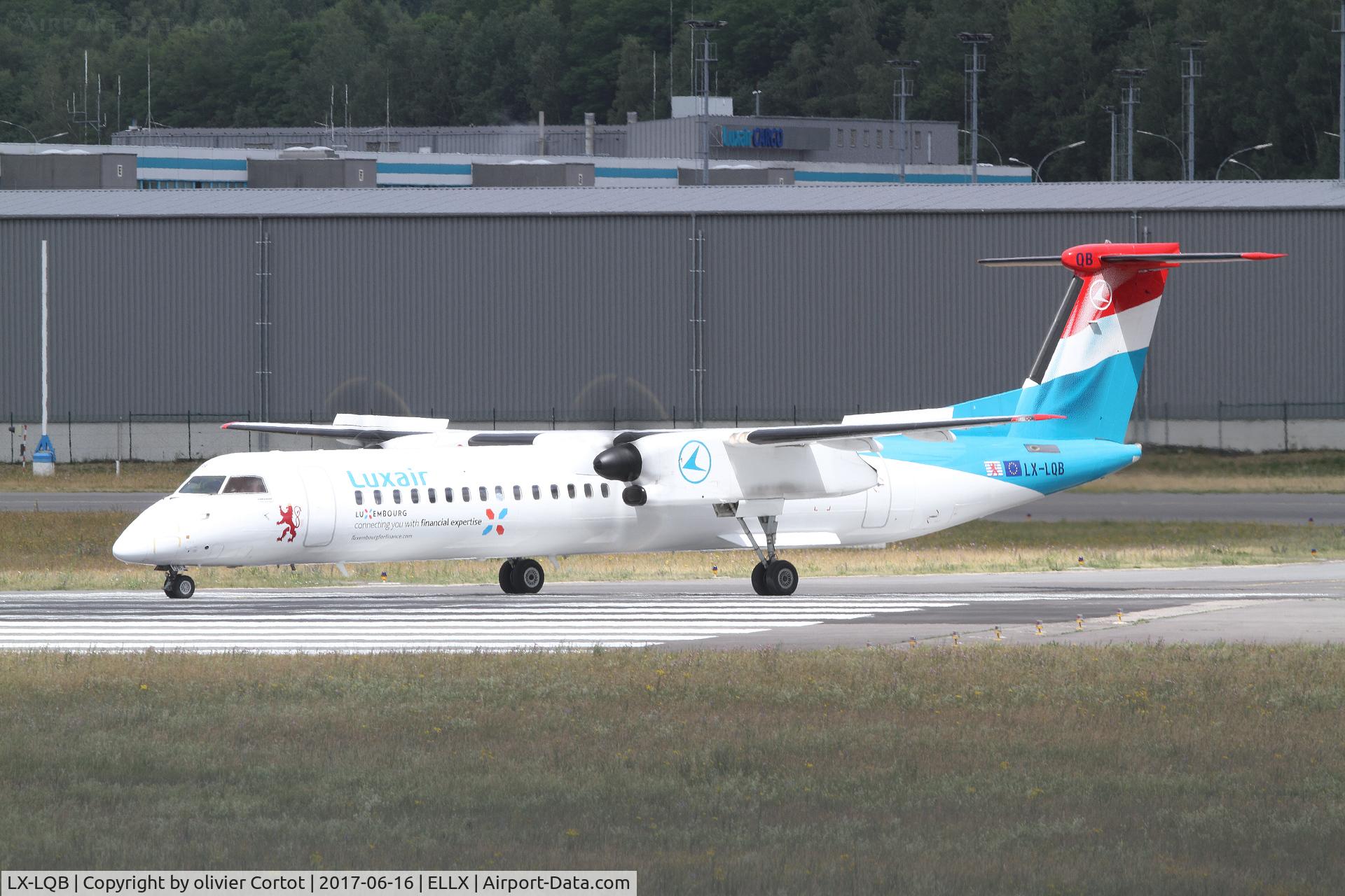 LX-LQB, 2015 De Havilland Canada DHC-8-402Q Dash 8 C/N 4512, june 2017