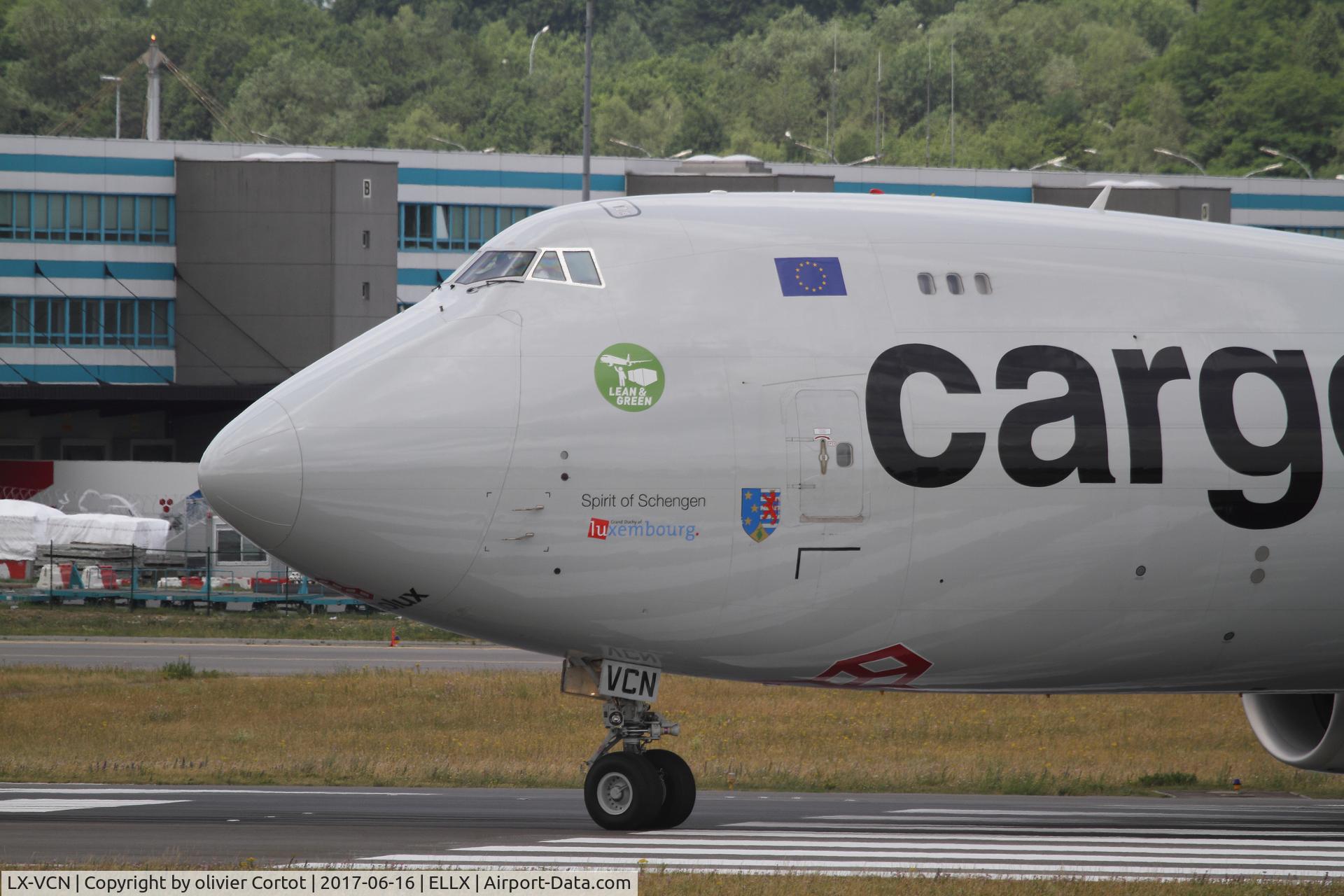 LX-VCN, 2016 Boeing 747-8R7F C/N 38076, june 2017