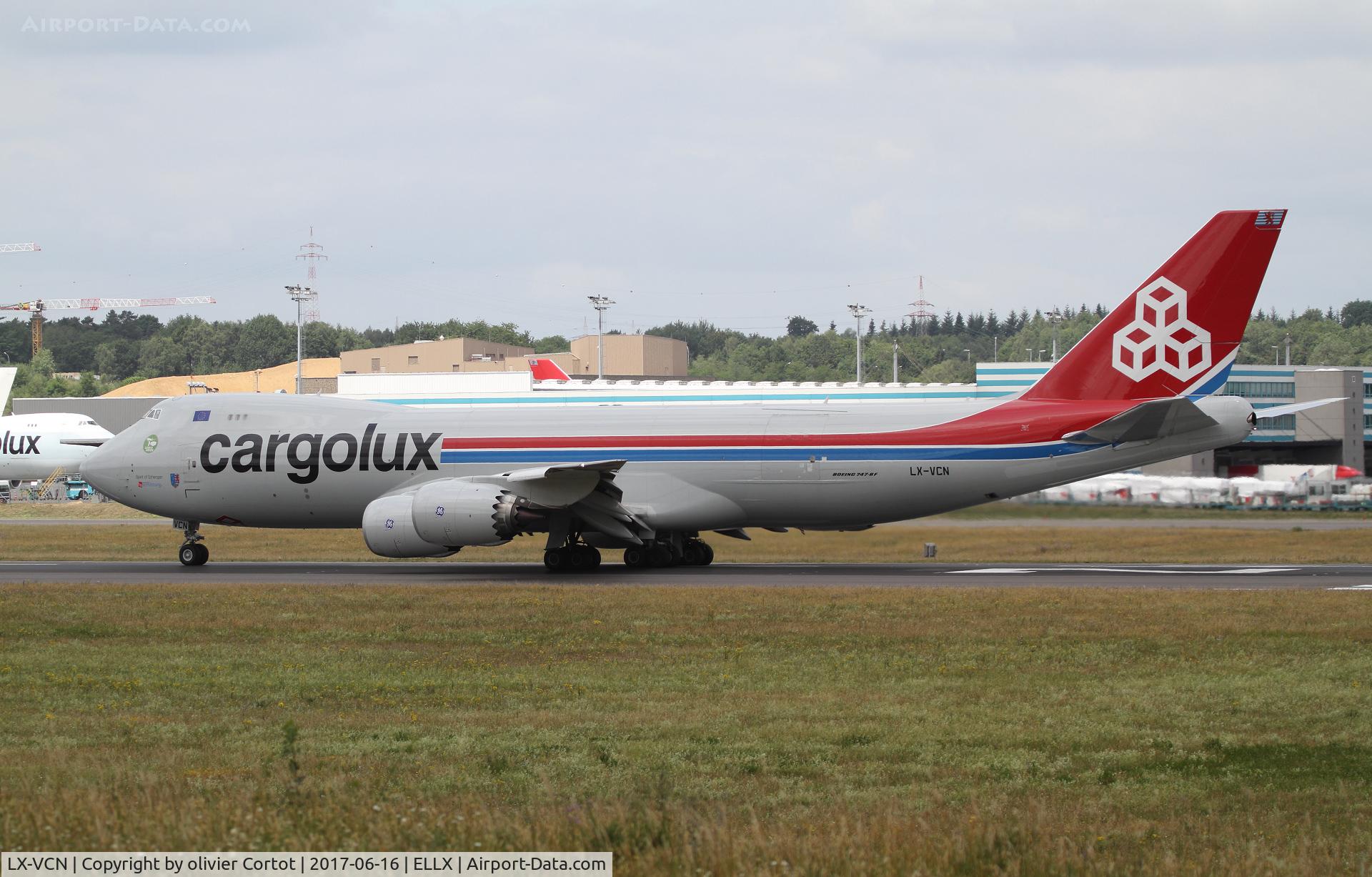 LX-VCN, 2016 Boeing 747-8R7F C/N 38076, june 2017
