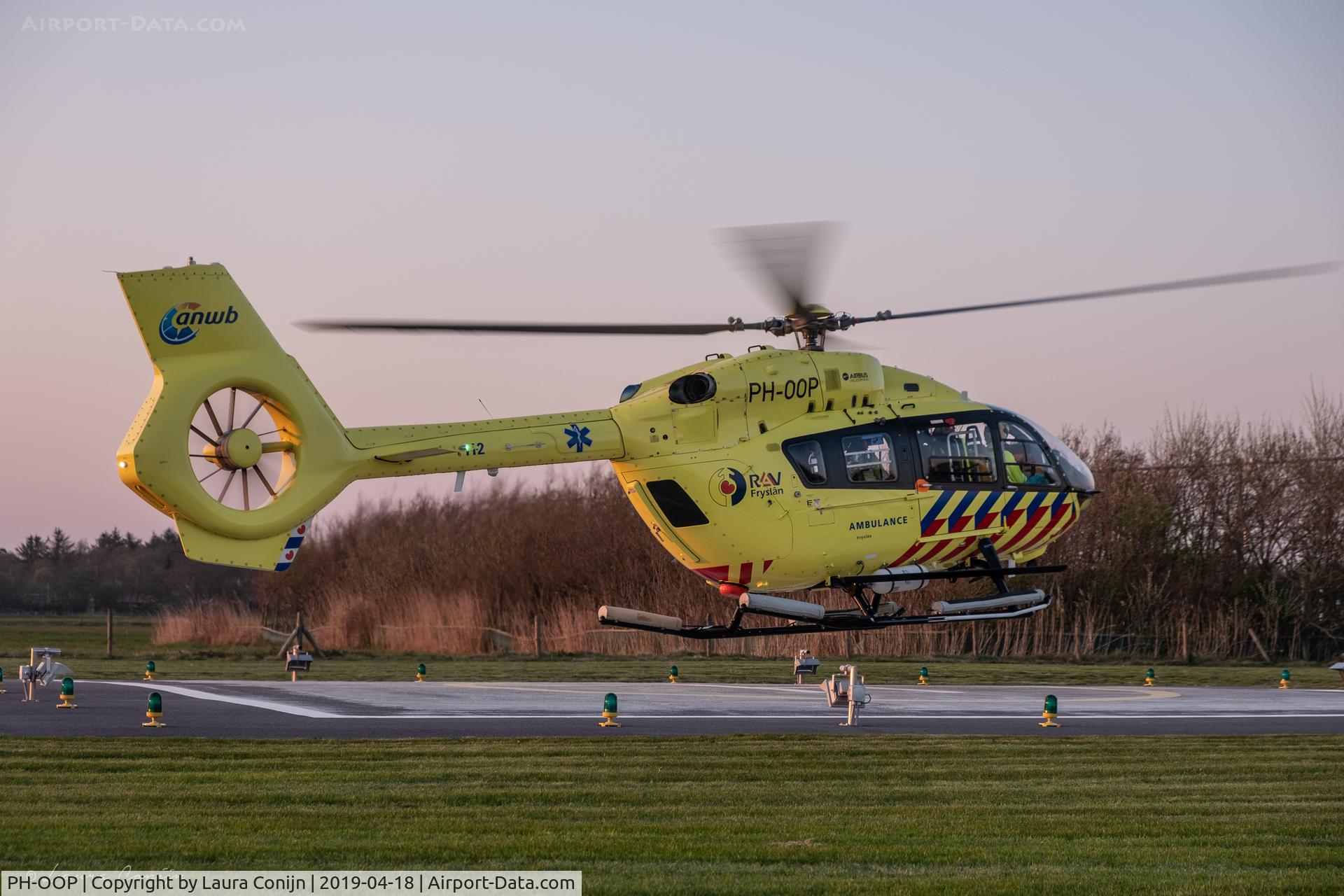 PH-OOP, 2015 Airbus Helicopters EC-145T-2 (BK-117D-2) C/N 20063, Take-off from Terschelling to hospital Leeuwarden