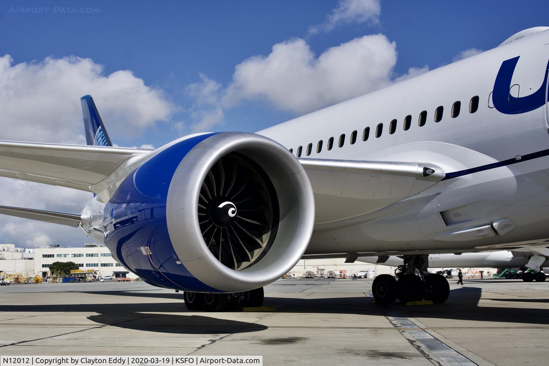 N12012, 2020 Boeing 787-10 Dreamliner Dreamliner C/N 60145, SFO 2020.