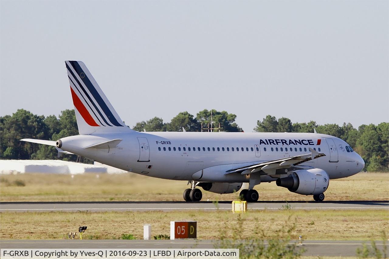 F-GRXB, 2001 Airbus A319-111 C/N 1645, Airbus A319-111, Take off run rwy 05, Bordeaux Mérignac airport (LFBD-BOD)