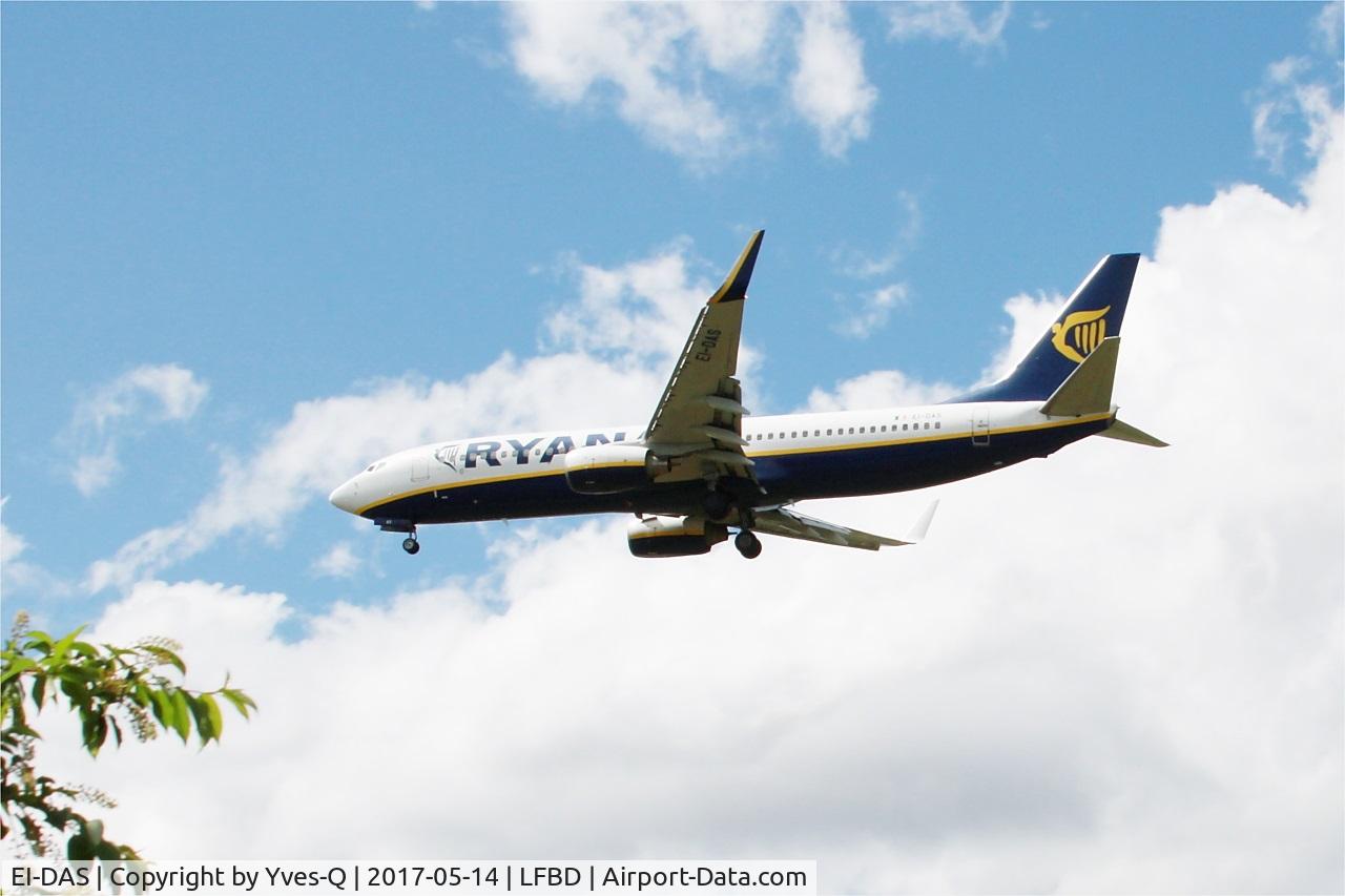 EI-DAS, 2003 Boeing 737-8AS C/N 33553, Boeing 737-8A, On final rwy 23, Bordeaux-Mérignac airport (LFBD-BOD)