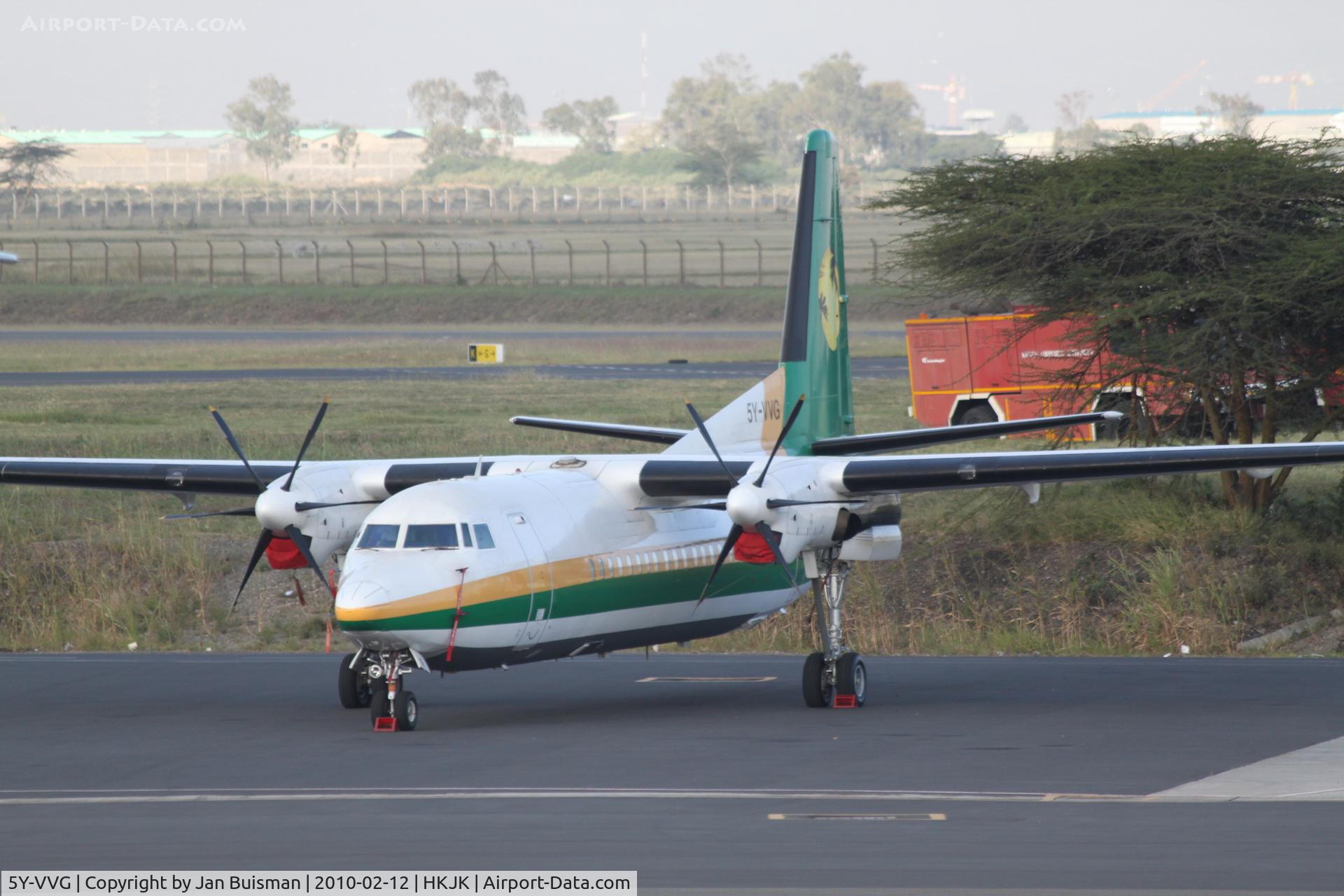 5Y-VVG, 1988 Fokker 50 C/N 20137, Blue Bird Aviation