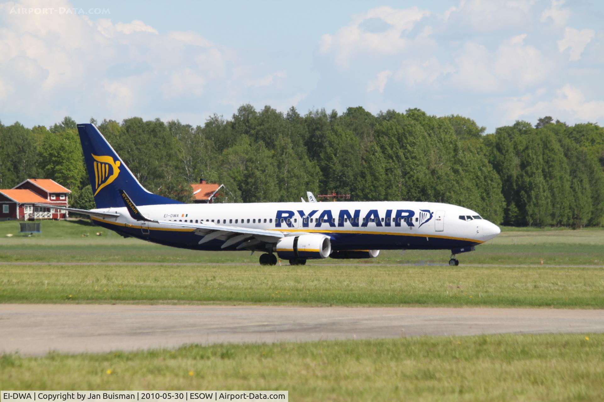 EI-DWA, 2007 Boeing 737-8AS C/N 33617, Ryanair