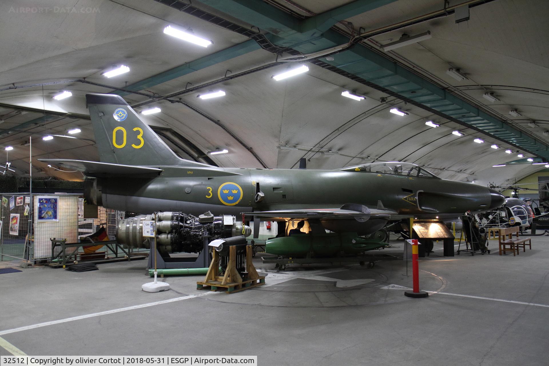 32512, Saab J-32E Lansen C/N 32-512, june 2018