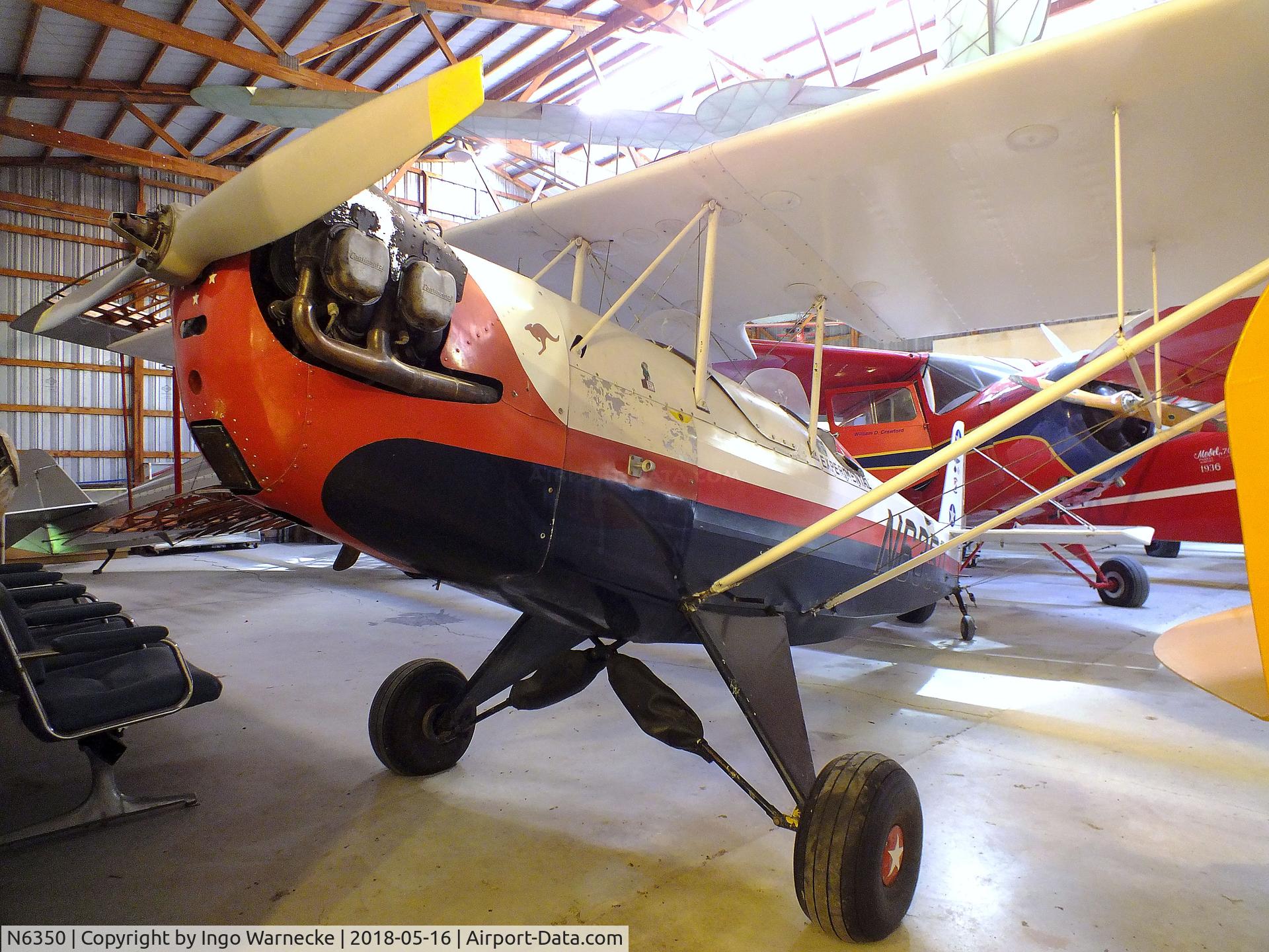 N6350, 1972 Pietenpol Air Camper C/N DS1, Pietenpol Air Camper at the Airpower Museum at Antique Airfield, Blakesburg/Ottumwa IA