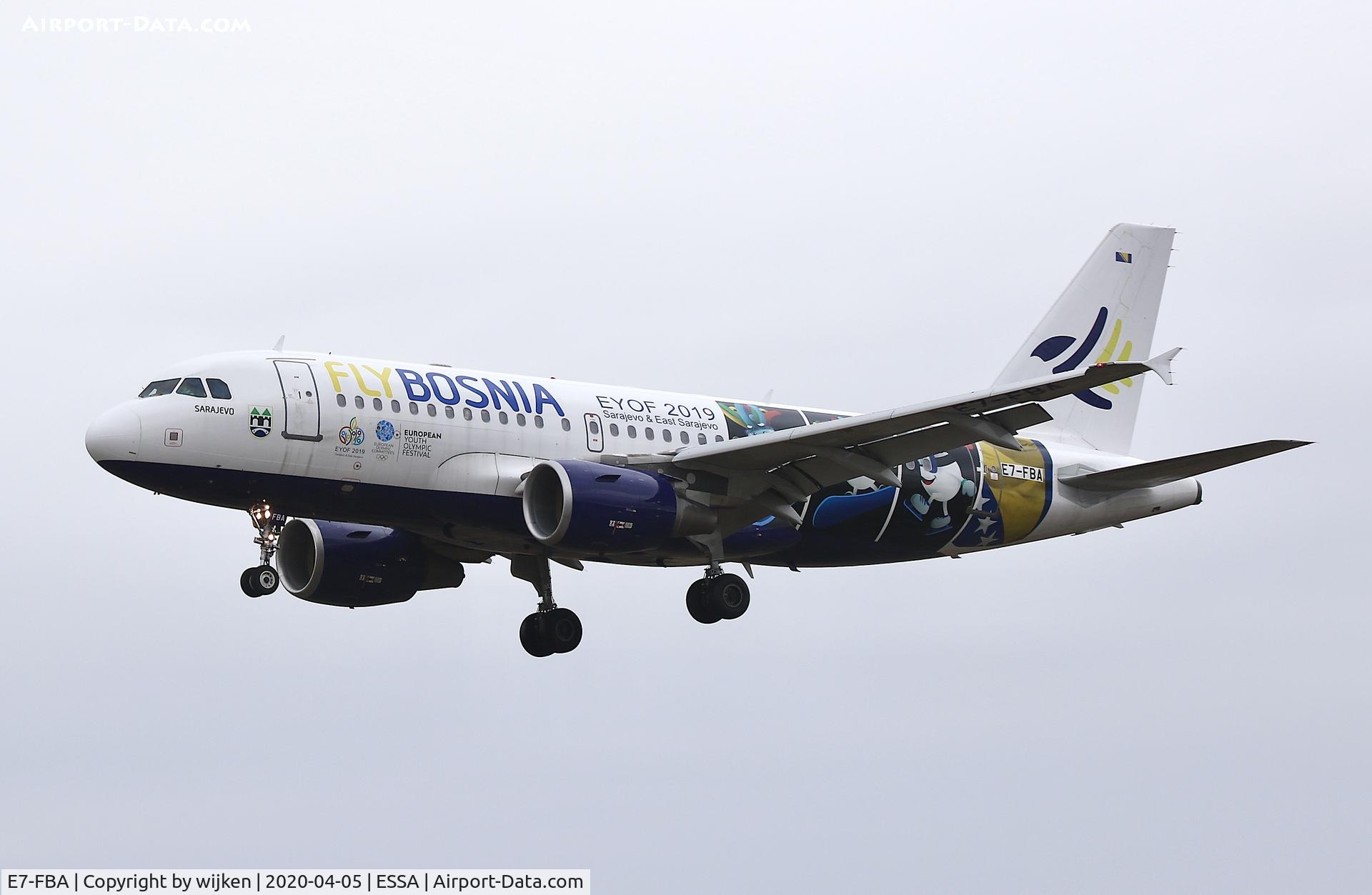 E7-FBA, 2002 Airbus A319-112 C/N 1808, RWY 26