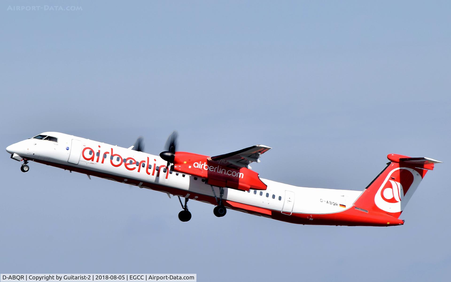 D-ABQR, 2016 De Havilland Canada DHC-8-402 Dash 8 Dash 8 C/N 4538, At Manchester