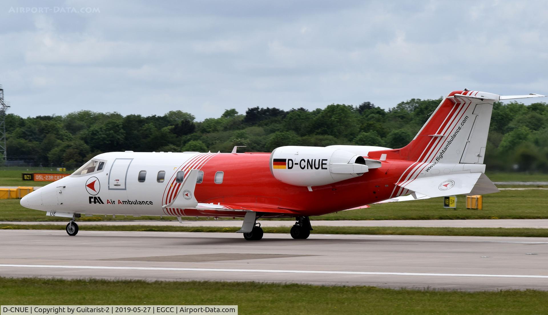 D-CNUE, 1999 Learjet 60 C/N 60-170, At Manchester