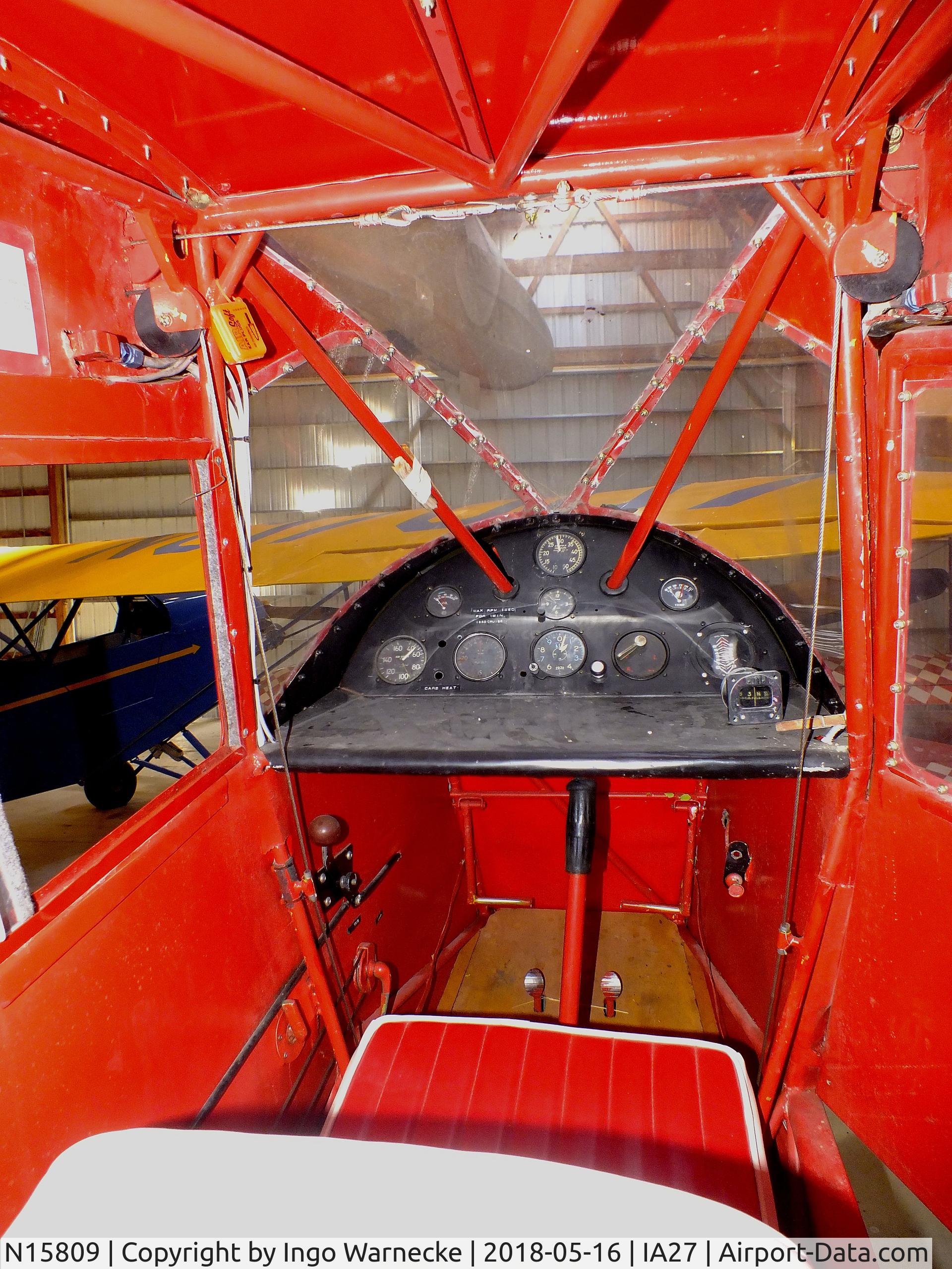 N15809, 1936 Rearwin 7000 C/N 445, Rearwin 7000 Sportster at the Airpower Museum at Antique Airfield, Blakesburg/Ottumwa IA  #c