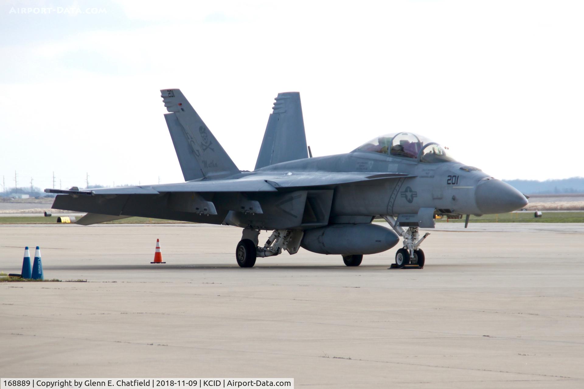 168889, Boeing F/A-18F Super Hornet C/N F270, On the ramp in front of the control tower