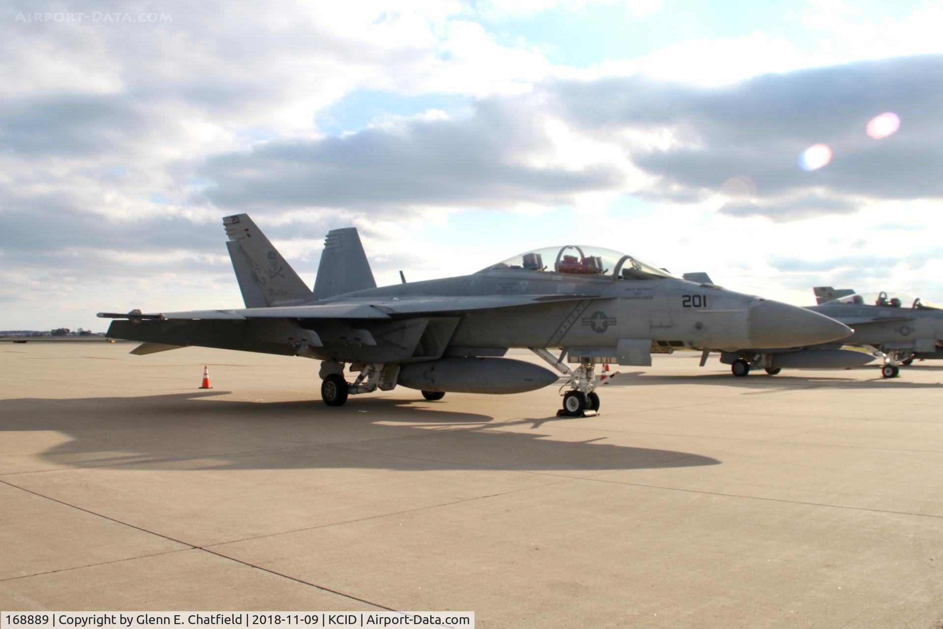 168889, Boeing F/A-18F Super Hornet C/N F270, On the ramp in front of the control tower