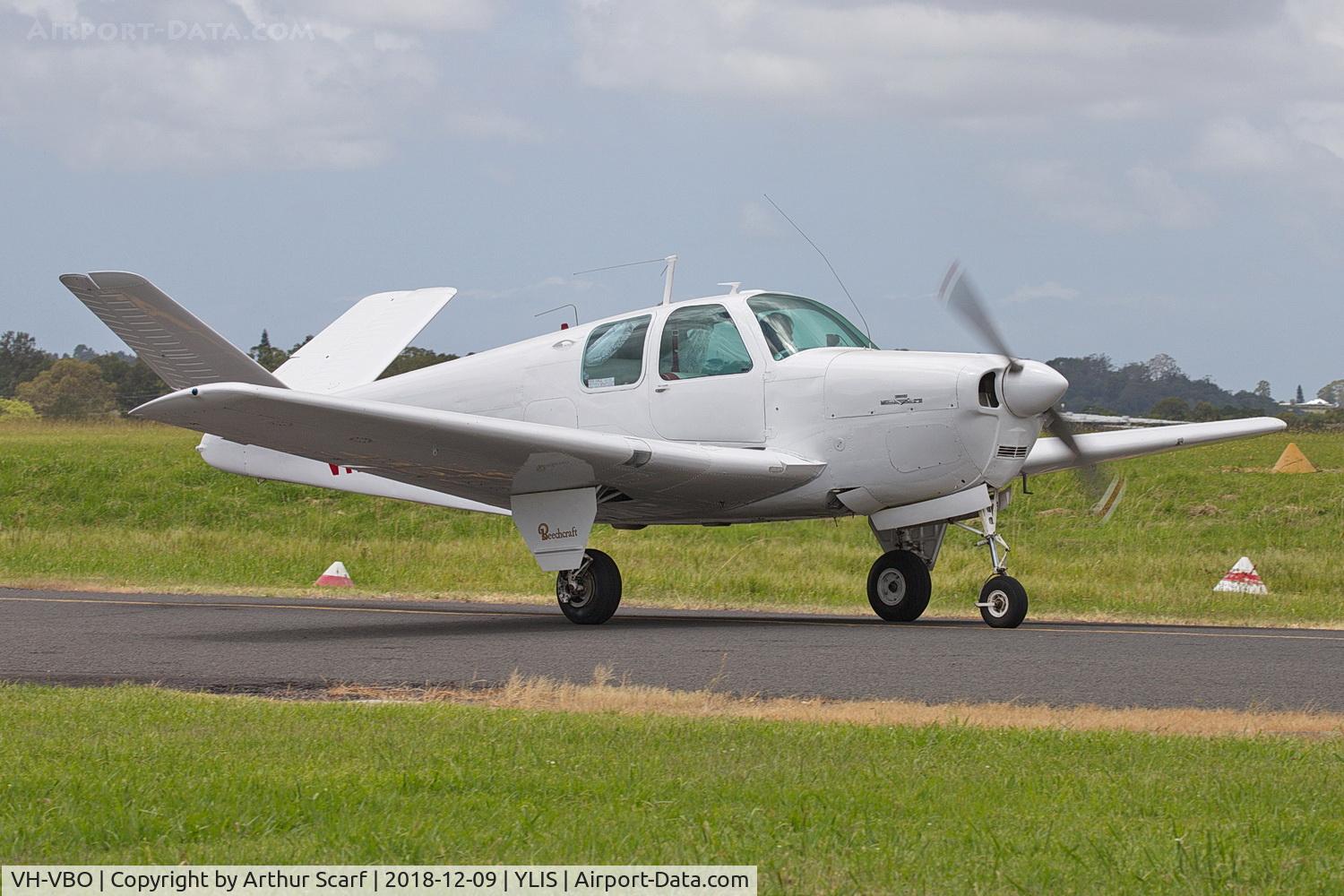 VH-VBO, 1954 Beech E35 C/N D-3864, VH-VBO Lismore NSW Dec 2018