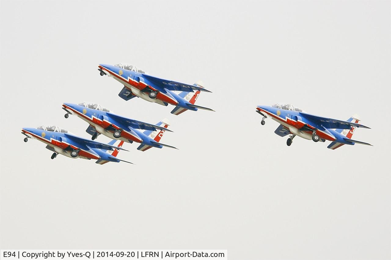 E94, Dassault-Dornier Alpha Jet E C/N E94, Dassault-Dornier Alpha Jet E (F-TERH), Leader of Patrouille de France 2014, On display, Rennes-St Jacques airport (LFRN-RNS) Air show 2014