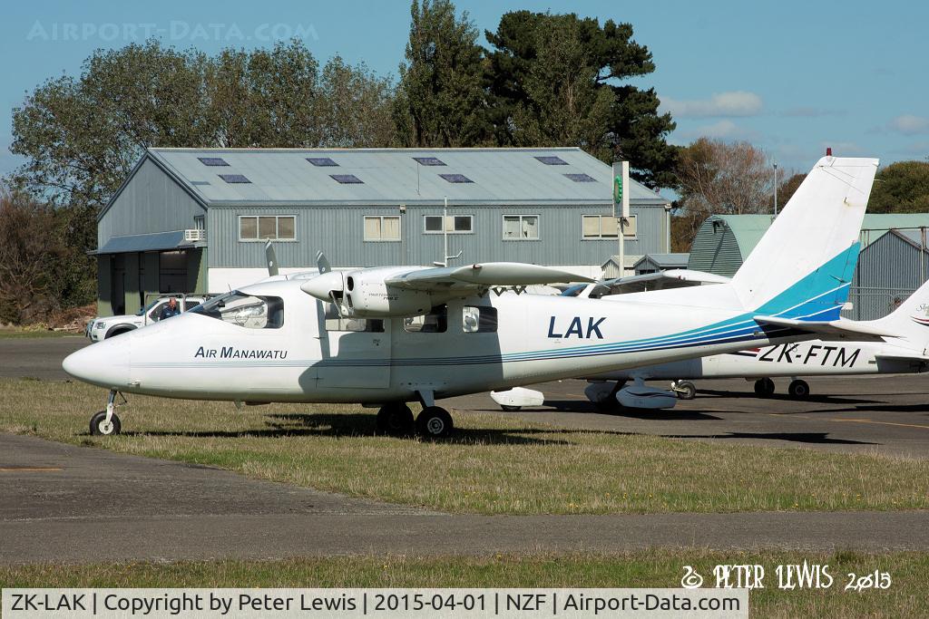 ZK-LAK, Partenavia P-68C C/N 327, Flight Training Manawatu Ltd., Feilding