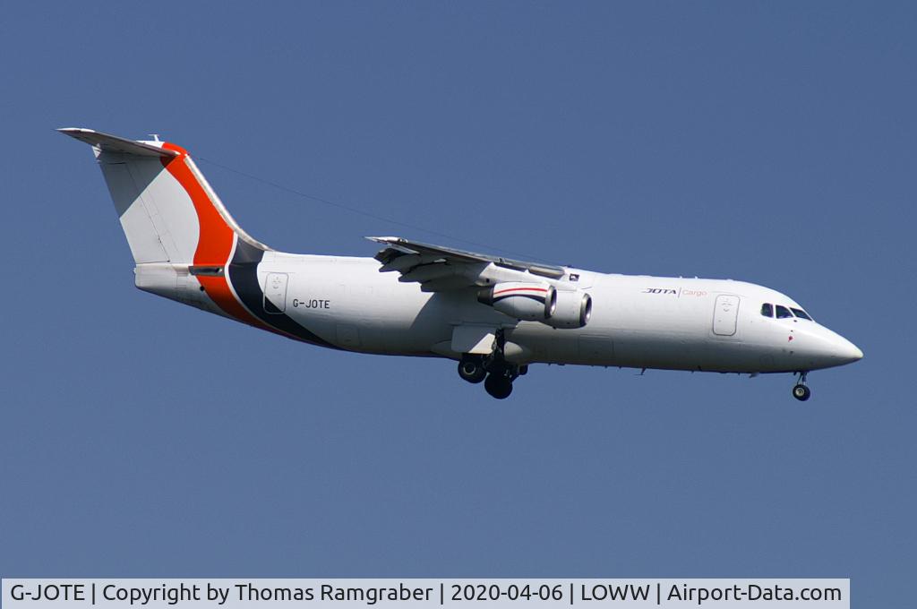 G-JOTE, 1990 British Aerospace BAe-146-300QT Quiet Trader C/N E3182, JOTA Aviation Cargo BAe 146-300QT