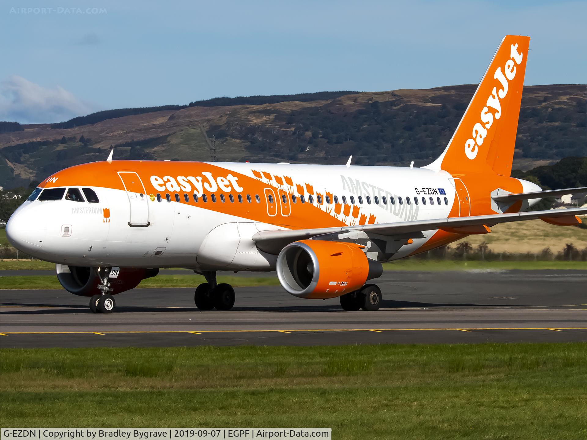 G-EZDN, 2008 Airbus A319-111 C/N 3569, Taxiing
